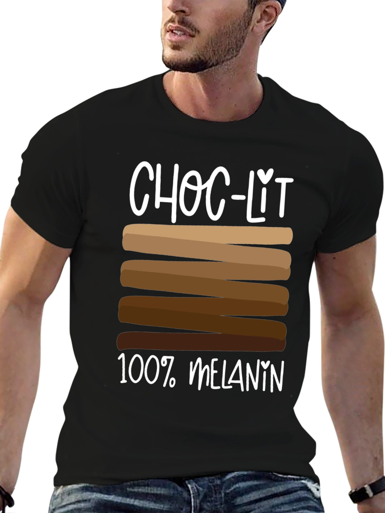 Choc-Lit 100% Melanin T-Shirt
