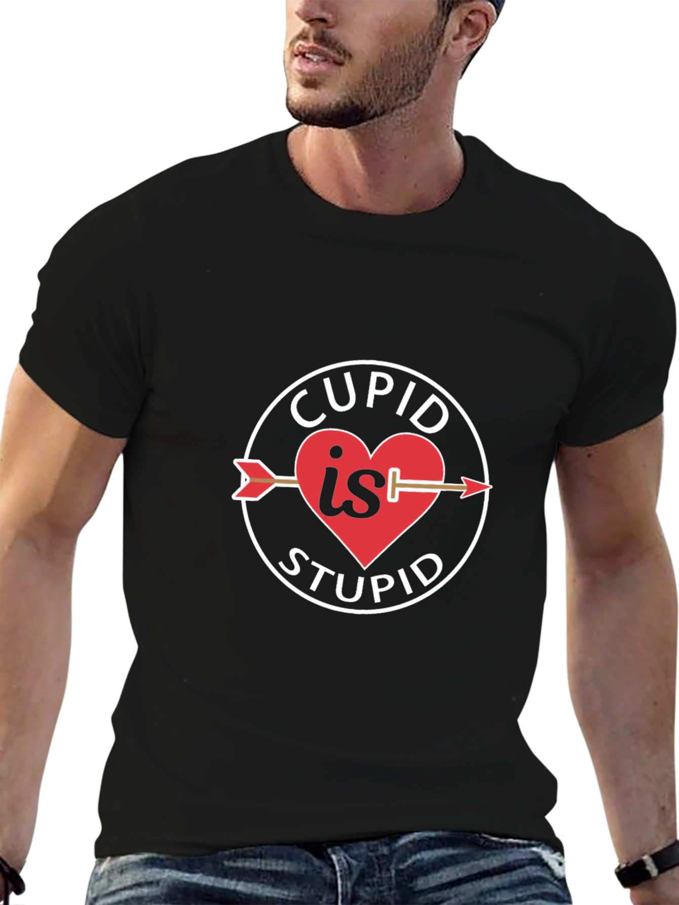 Cupid is Stupid T-Shirt - Anti Valentines Day