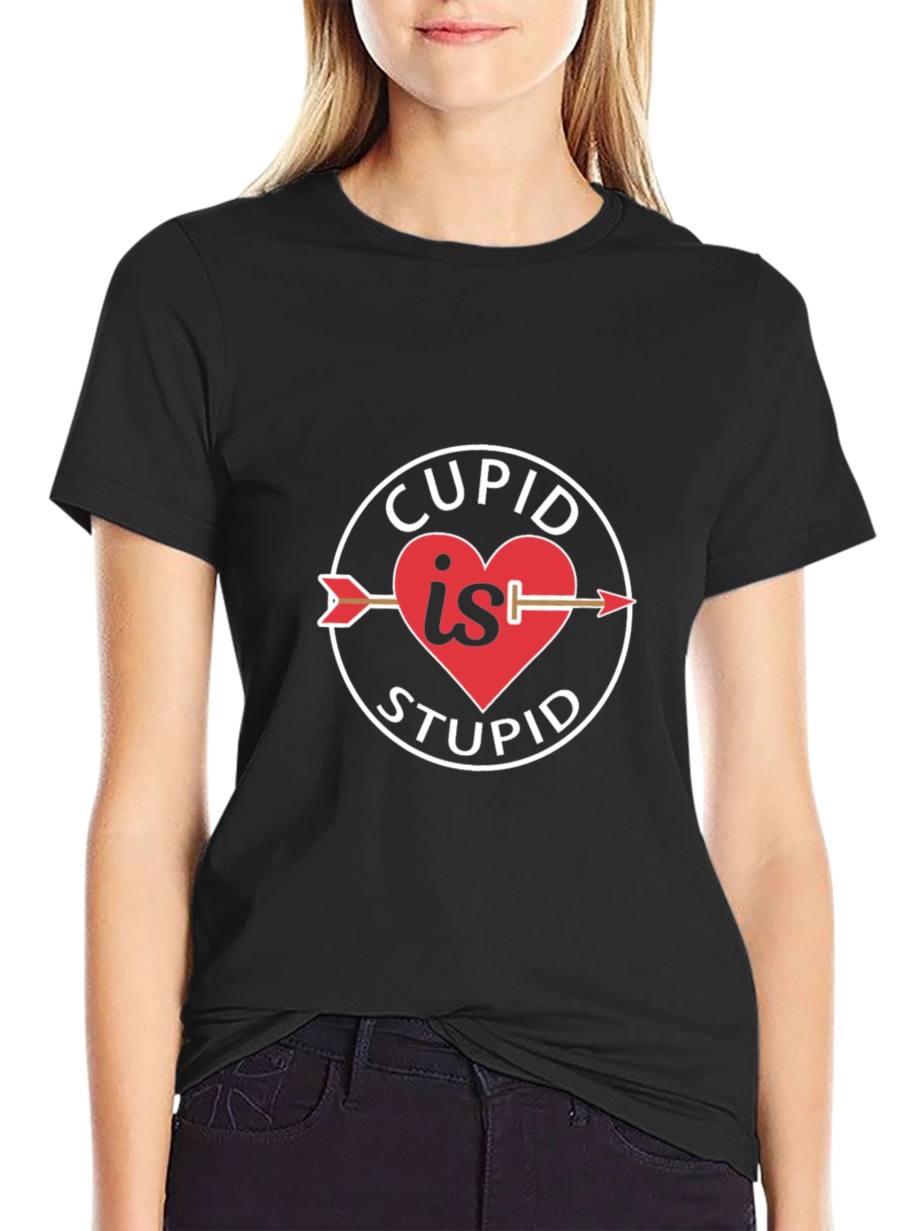 Cupid is Stupid T-Shirt - Anti Valentines Day