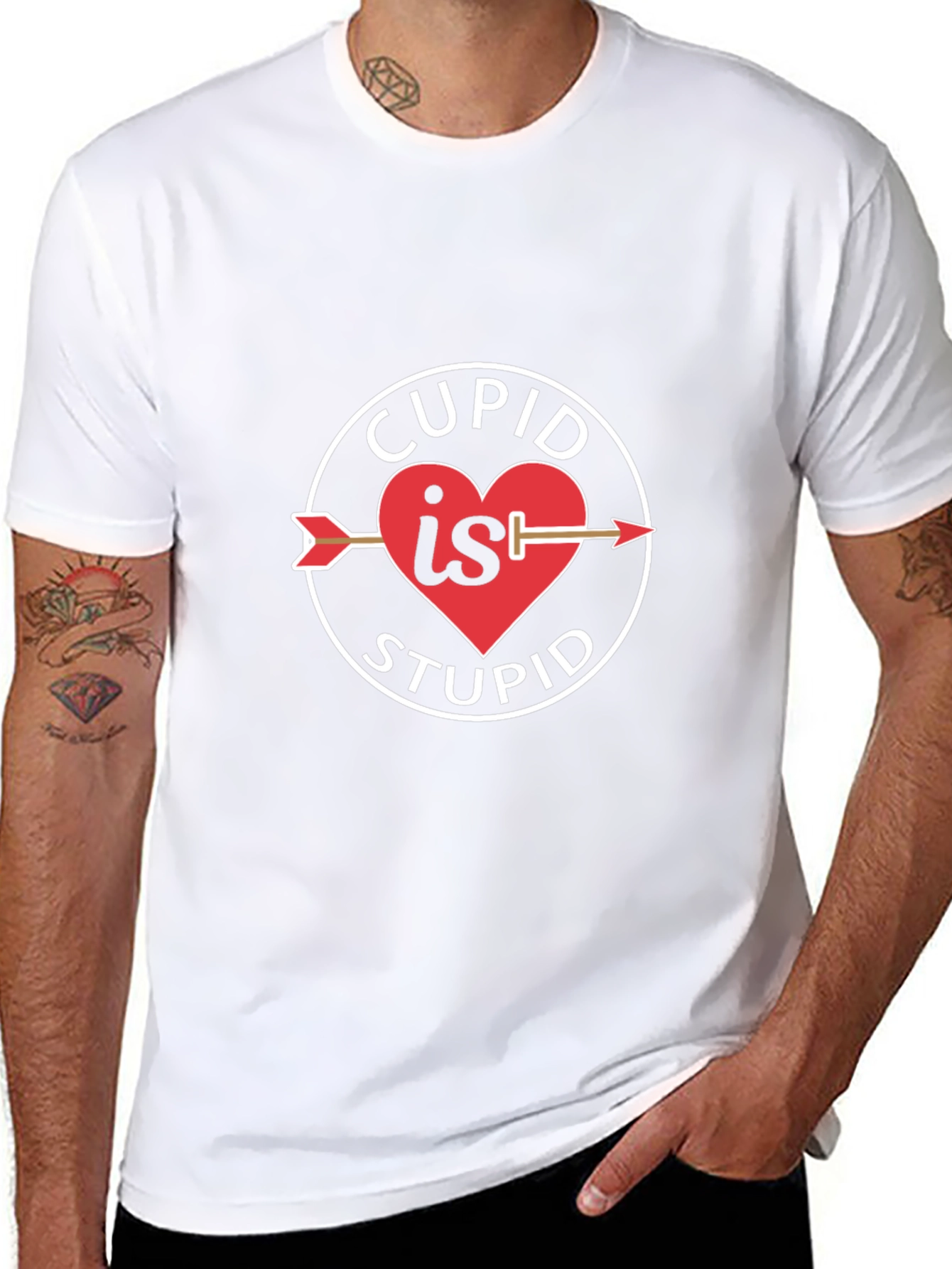 Cupid is Stupid T-Shirt - Anti Valentines Day