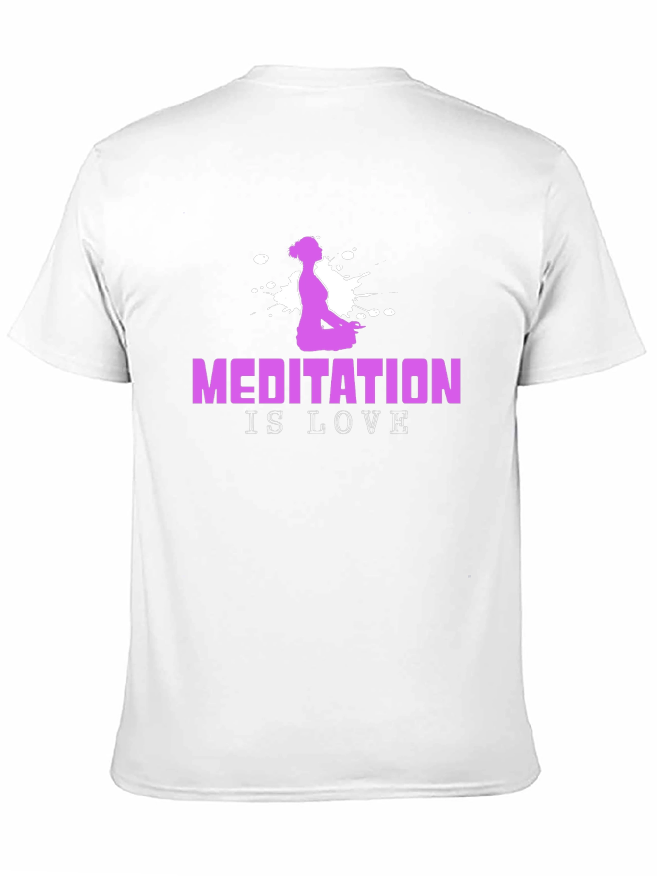 Meditation is Love Tee - Black Yoga T-Shirt