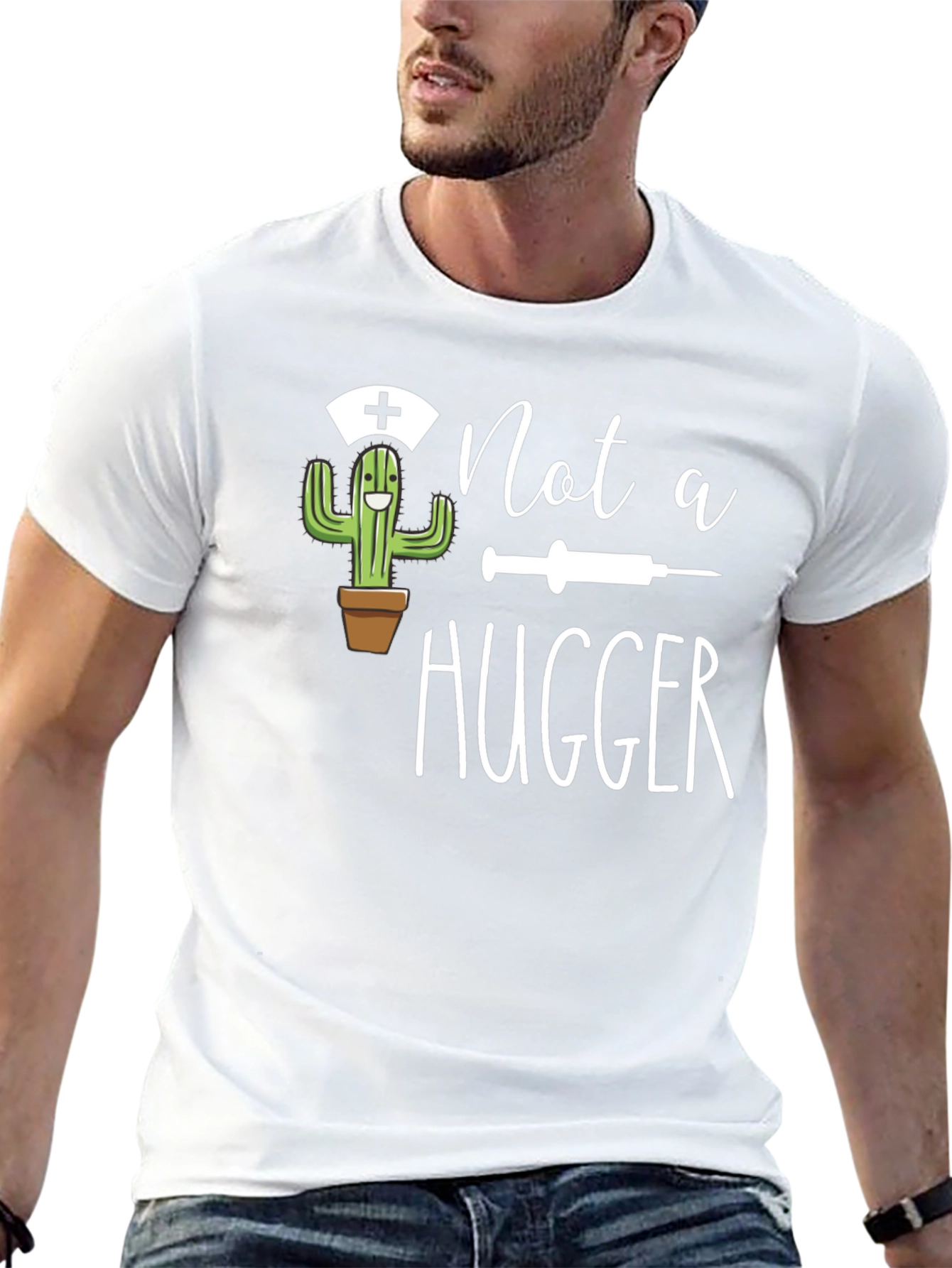 Not a Hugger Novelty T-Shirt
