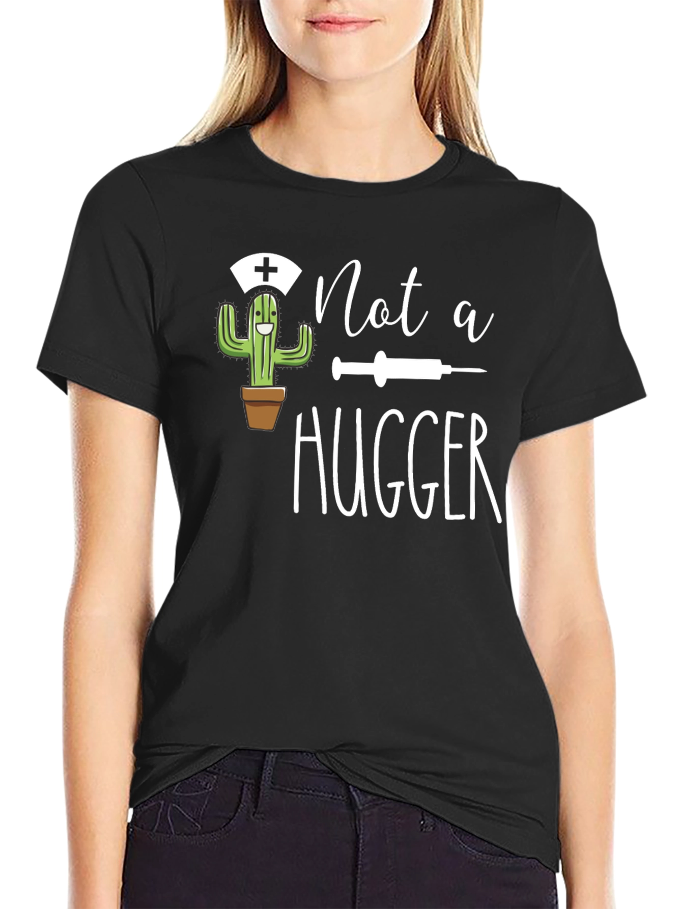 Not a Hugger Novelty T-Shirt