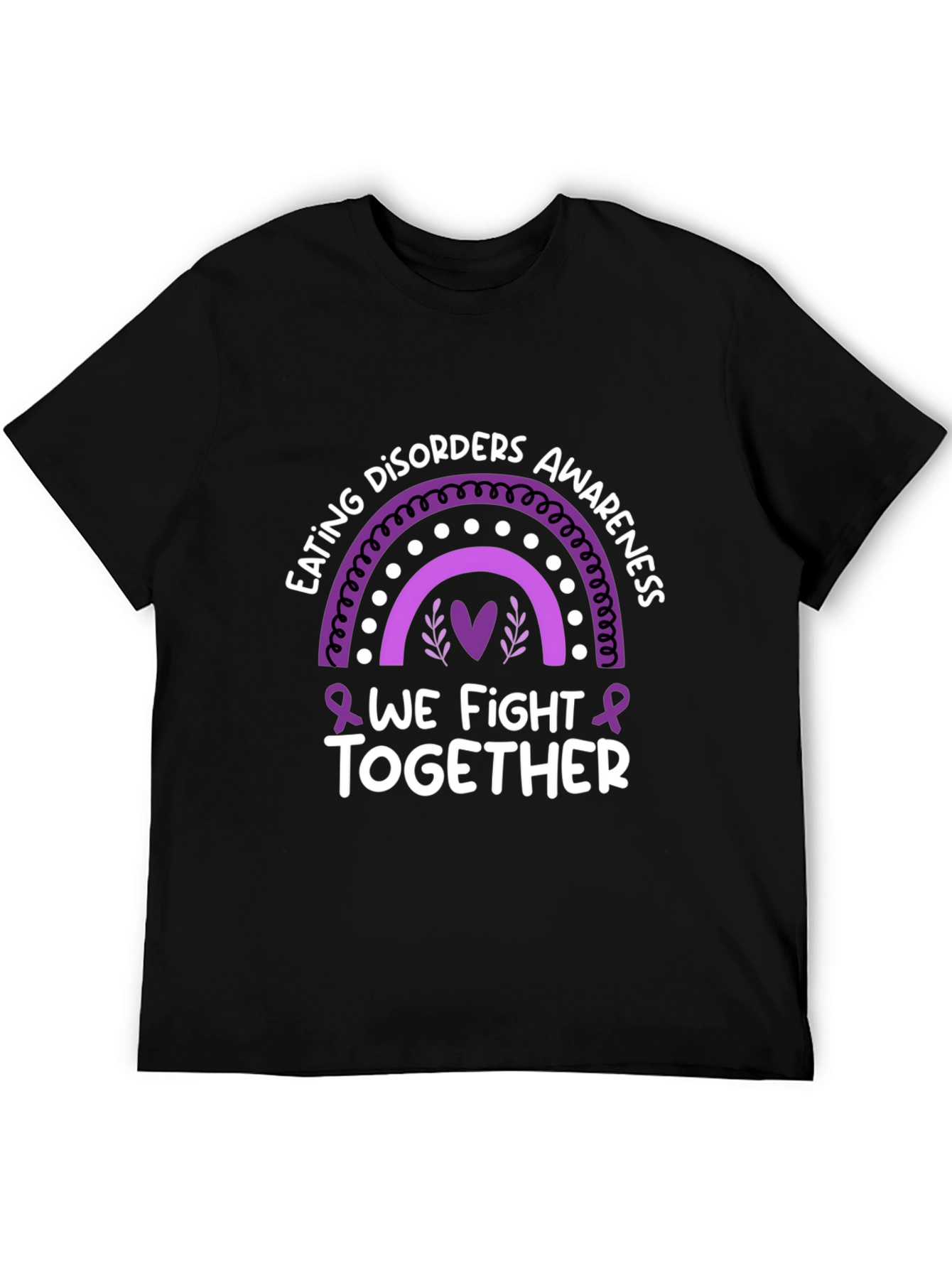Eating Disorders Awareness T-Shirt We Fight Together
