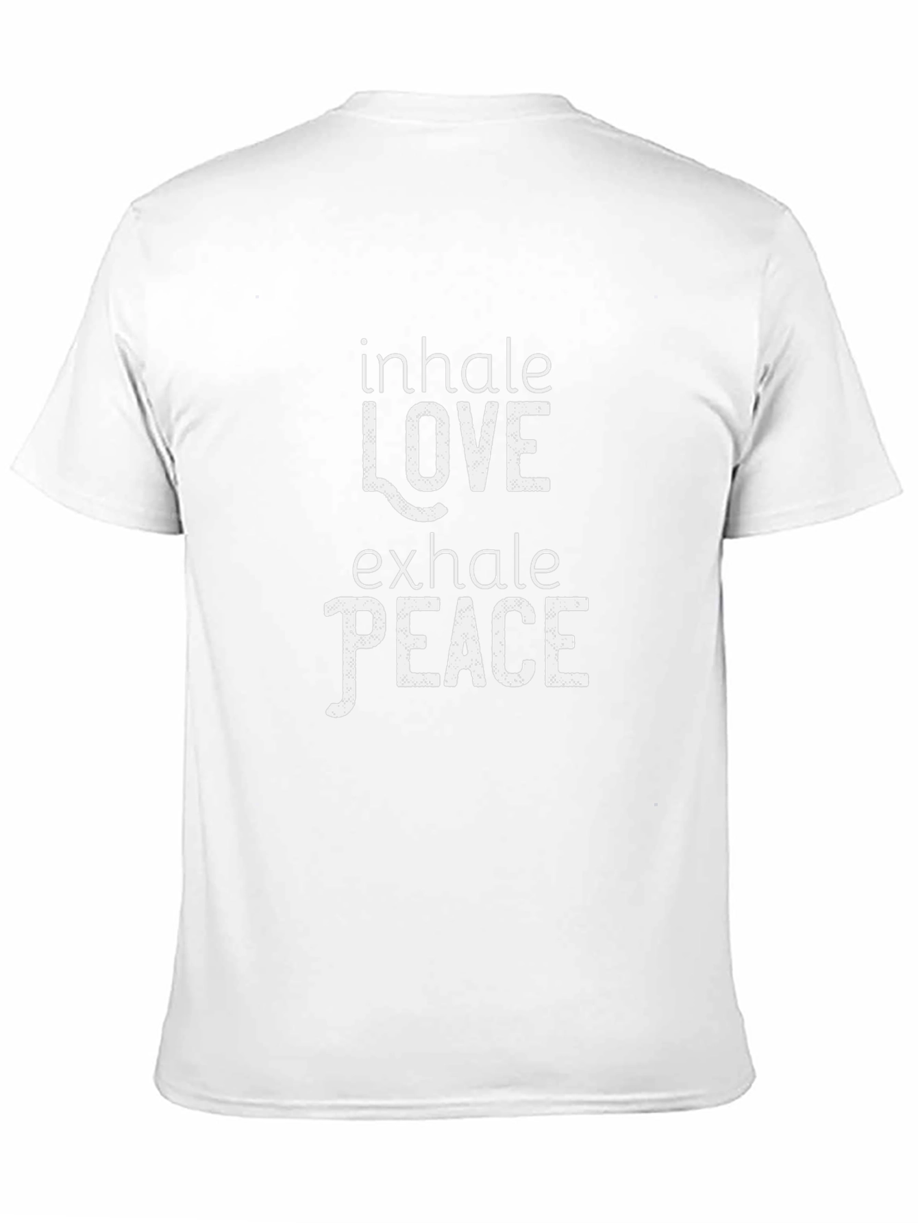 Inhale Love Exhale Peace Graphic Tee - Black