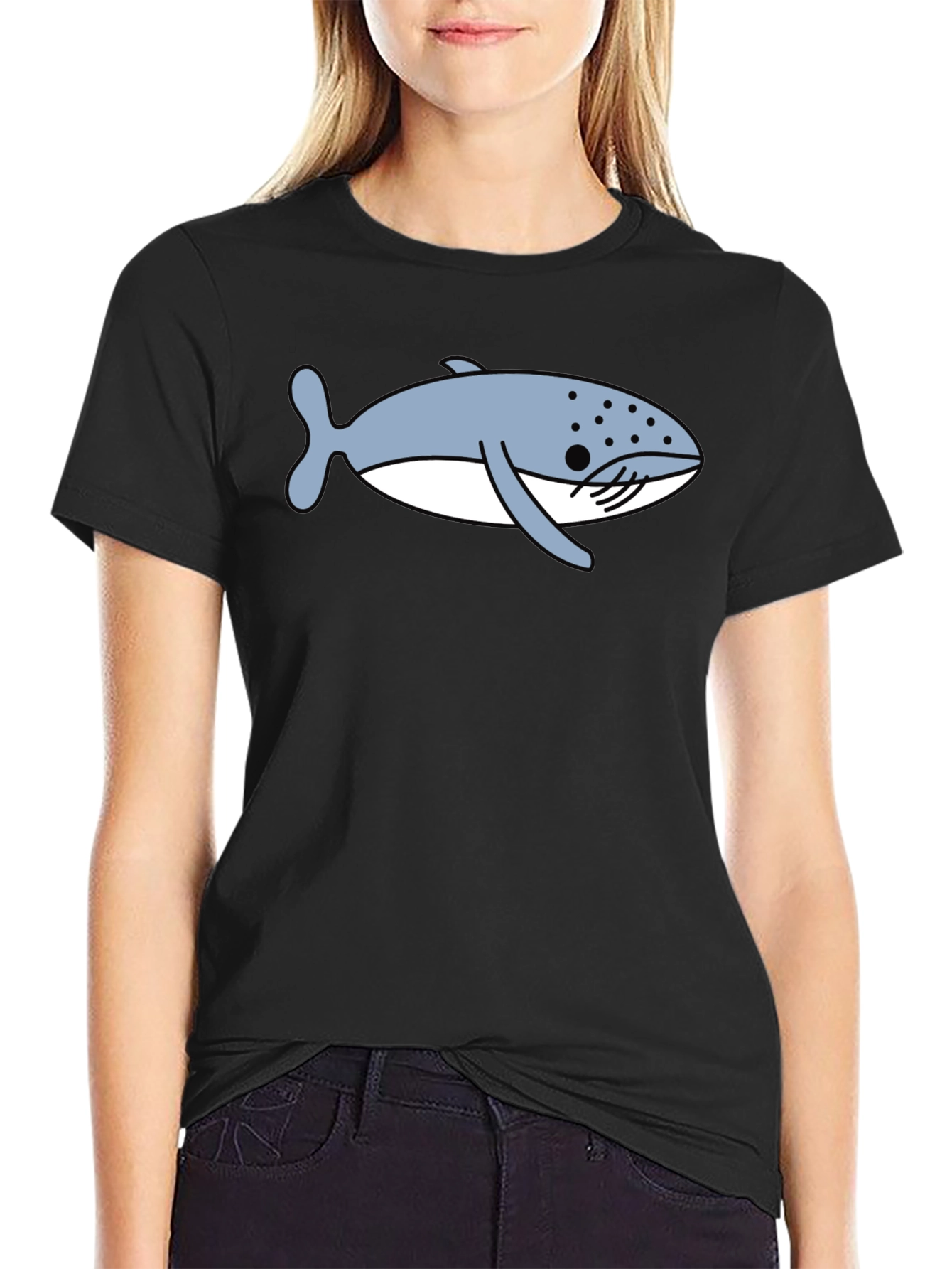 Whale Graphic Tee - Casual Comfort