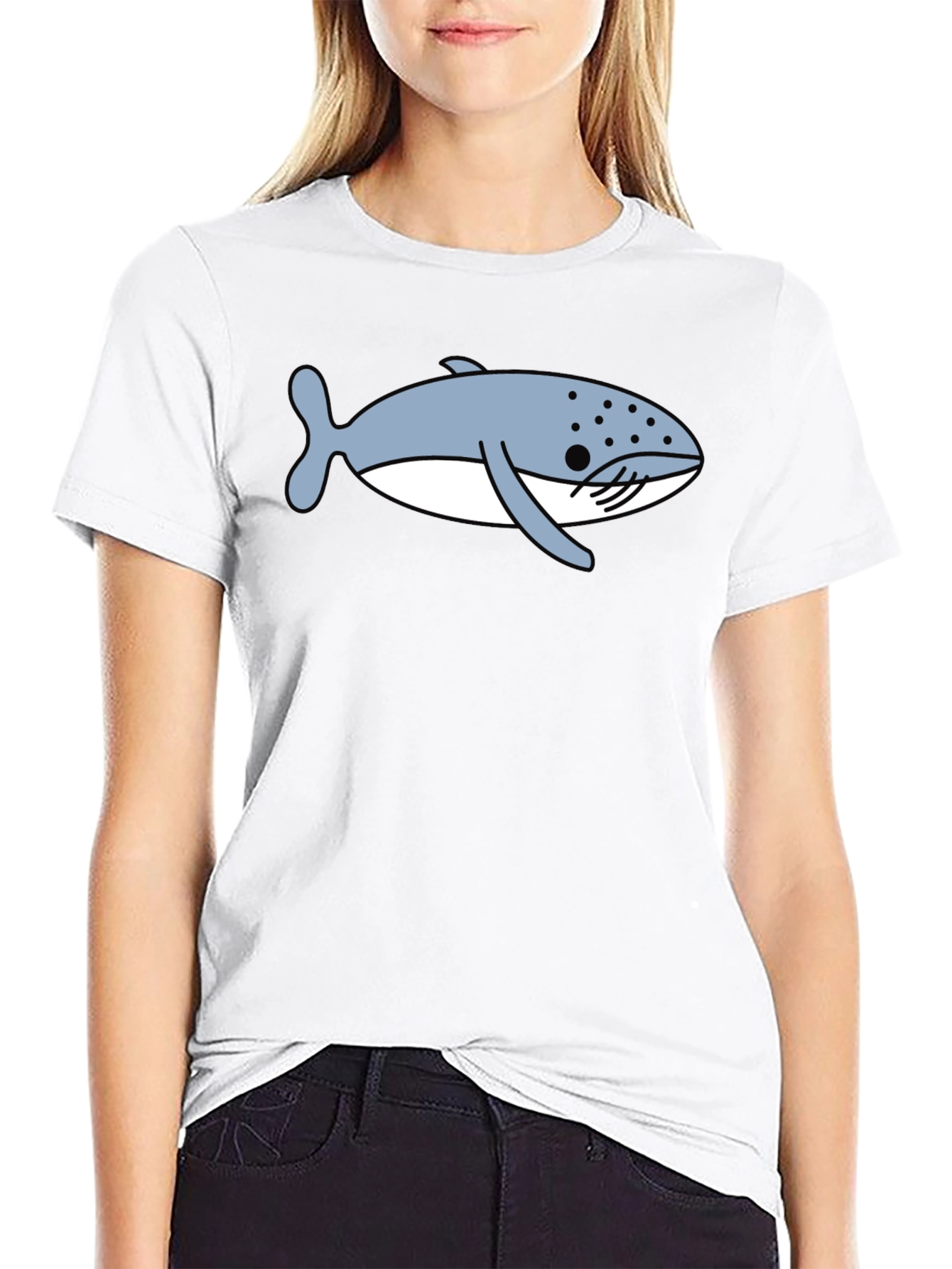 Whale Graphic Tee - Casual Comfort