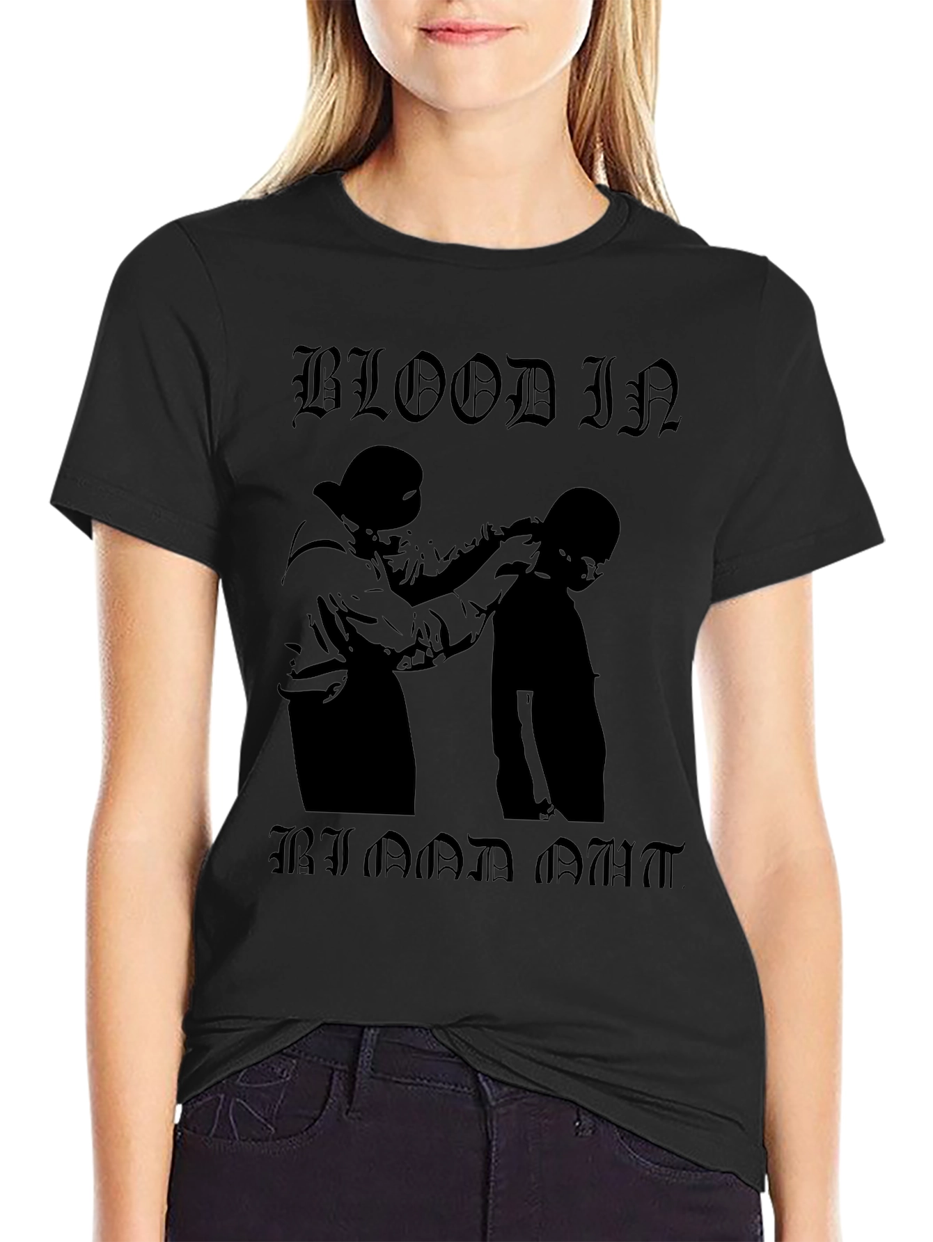 Blood In Blood Out Graphic Tee - Black