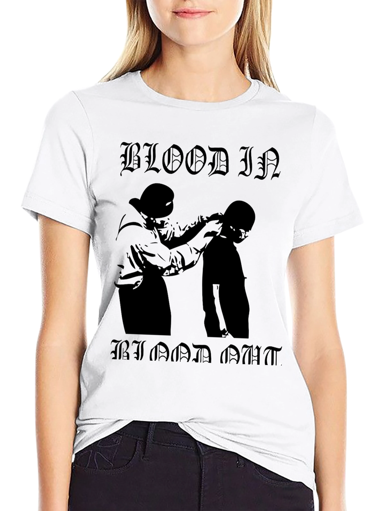 Blood In Blood Out Graphic Tee - Black