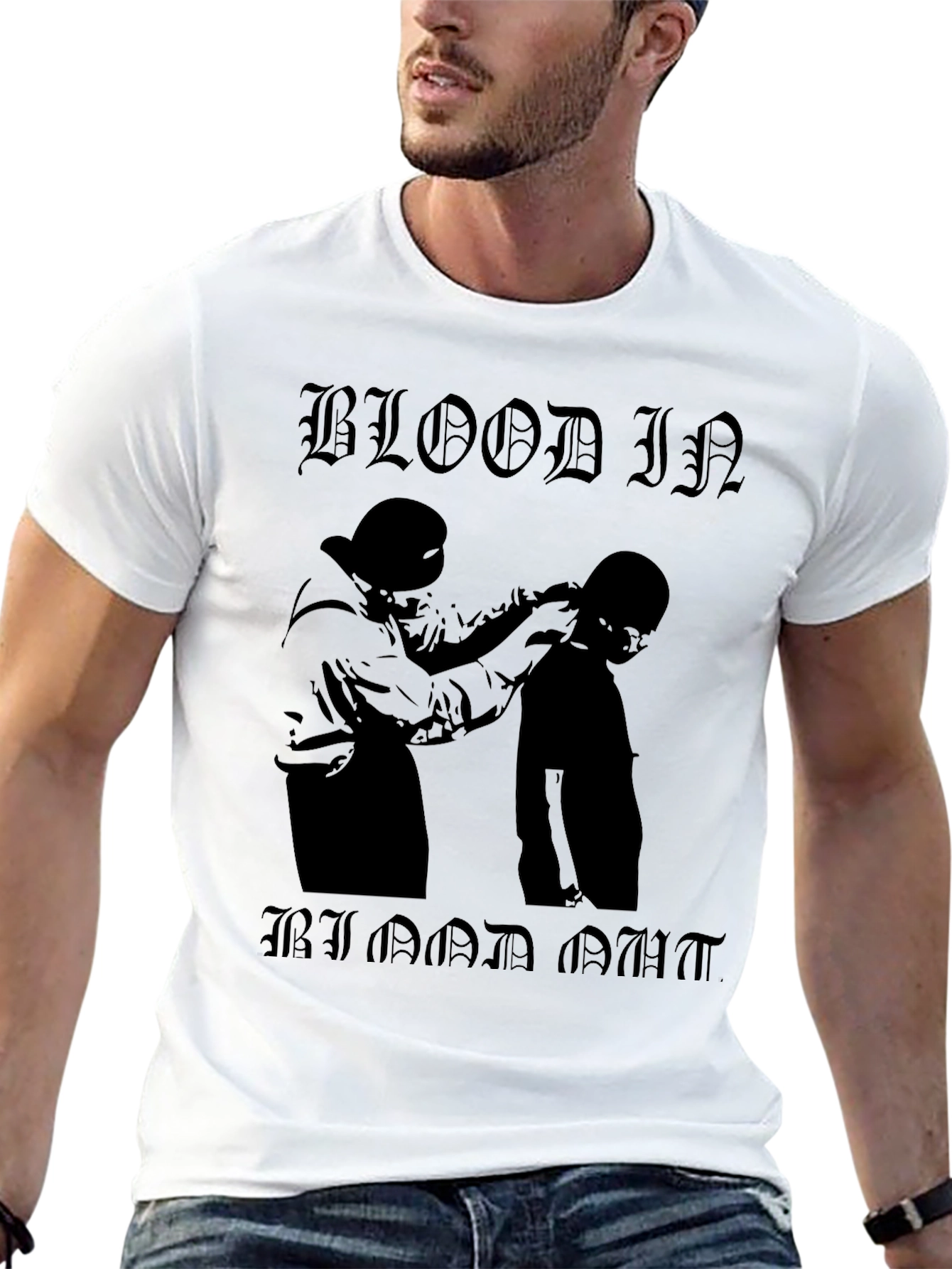 Blood In Blood Out Graphic Tee - Black