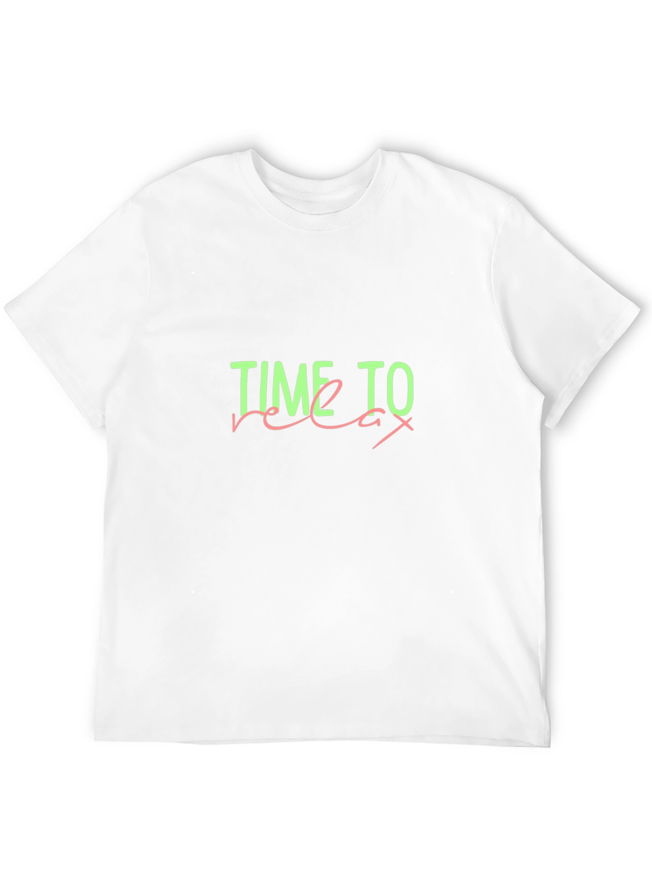 Time to Relax Graphic Tee - Black T-Shirt