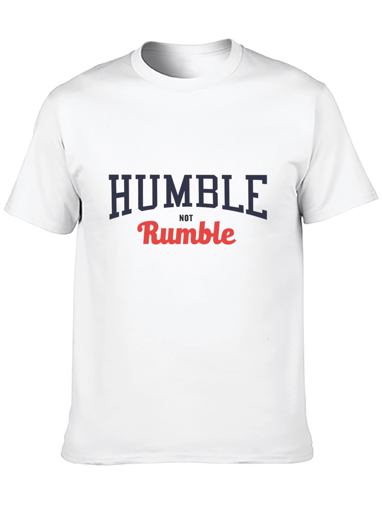 Humble Not Rumble Graphic T-Shirt - Black