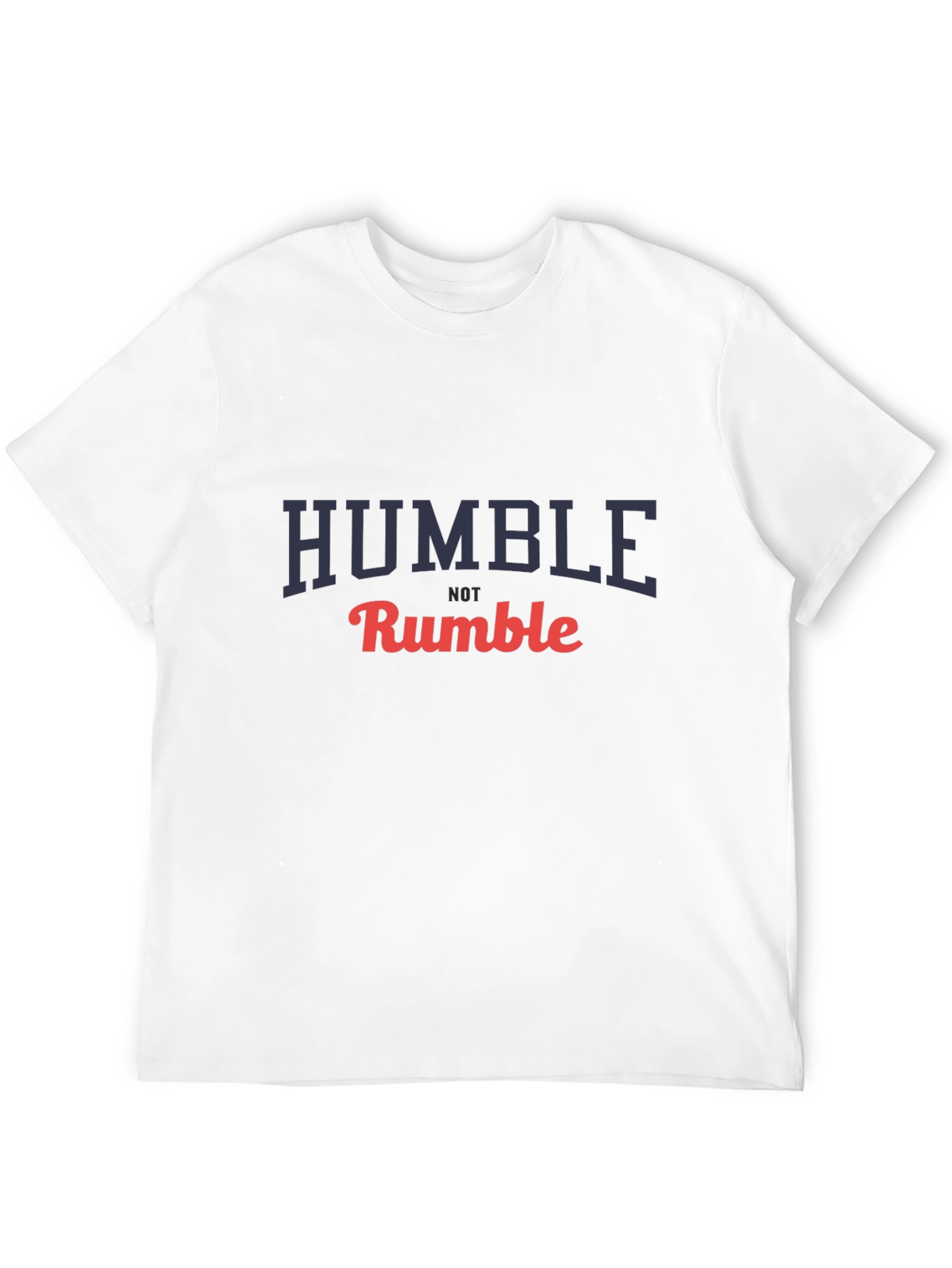 Humble Not Rumble Graphic T-Shirt - Black