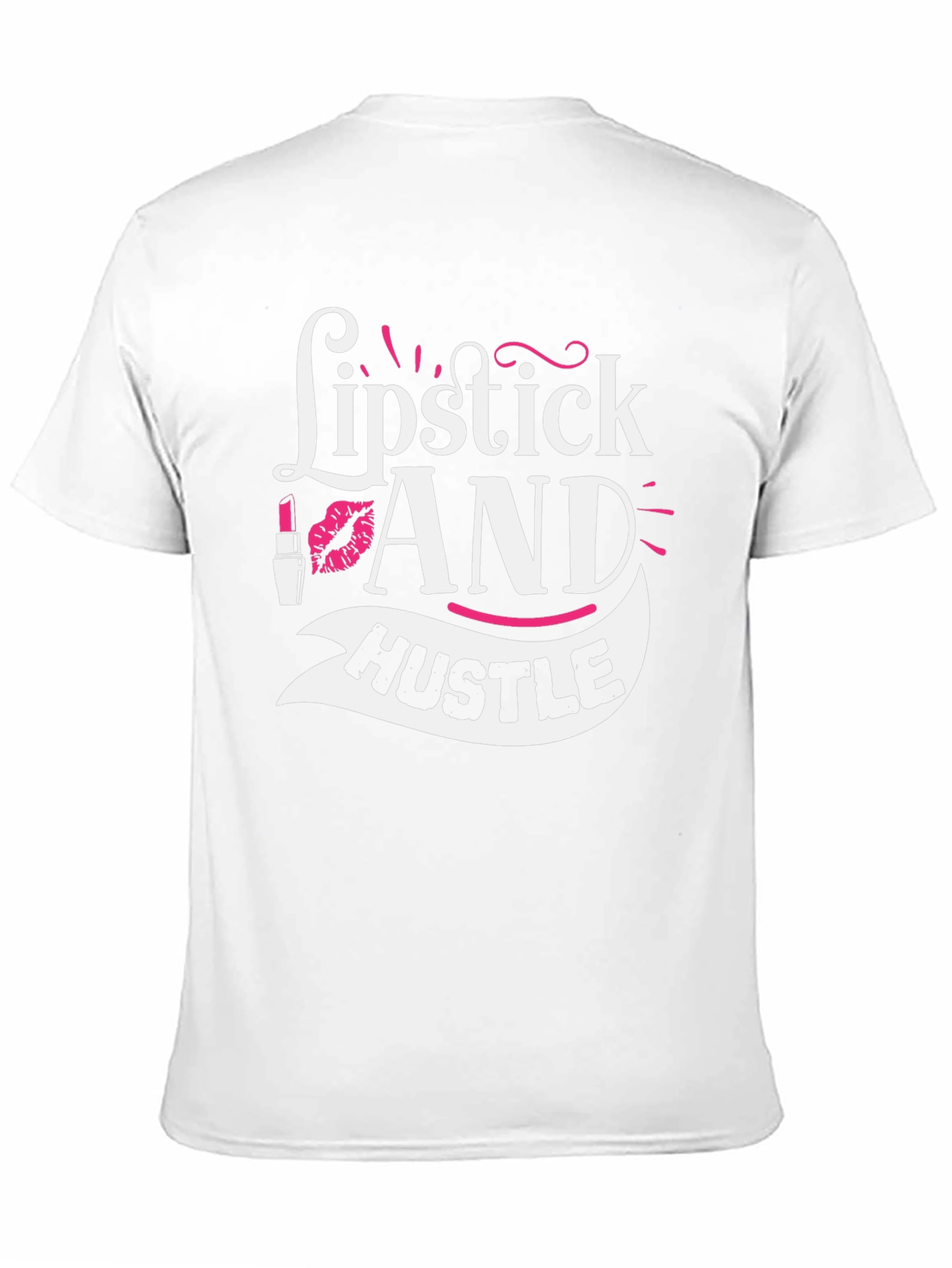 Lipstick and Hustle Graphic Tee - Black