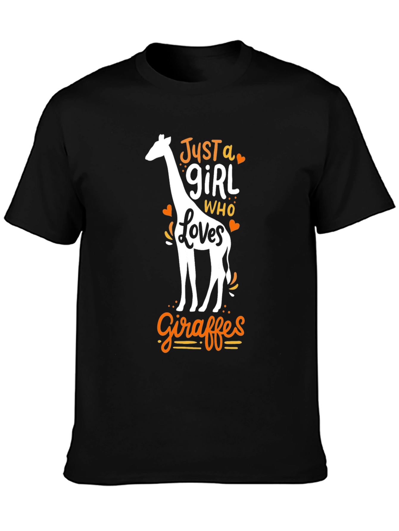 Just a Girl Who Loves Giraffes T-Shirt