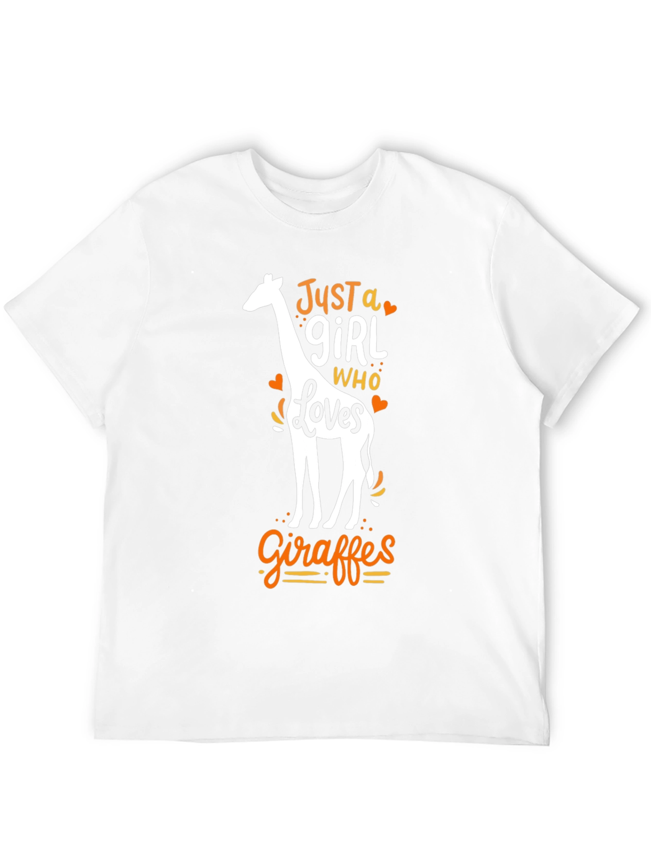 Just a Girl Who Loves Giraffes T-Shirt