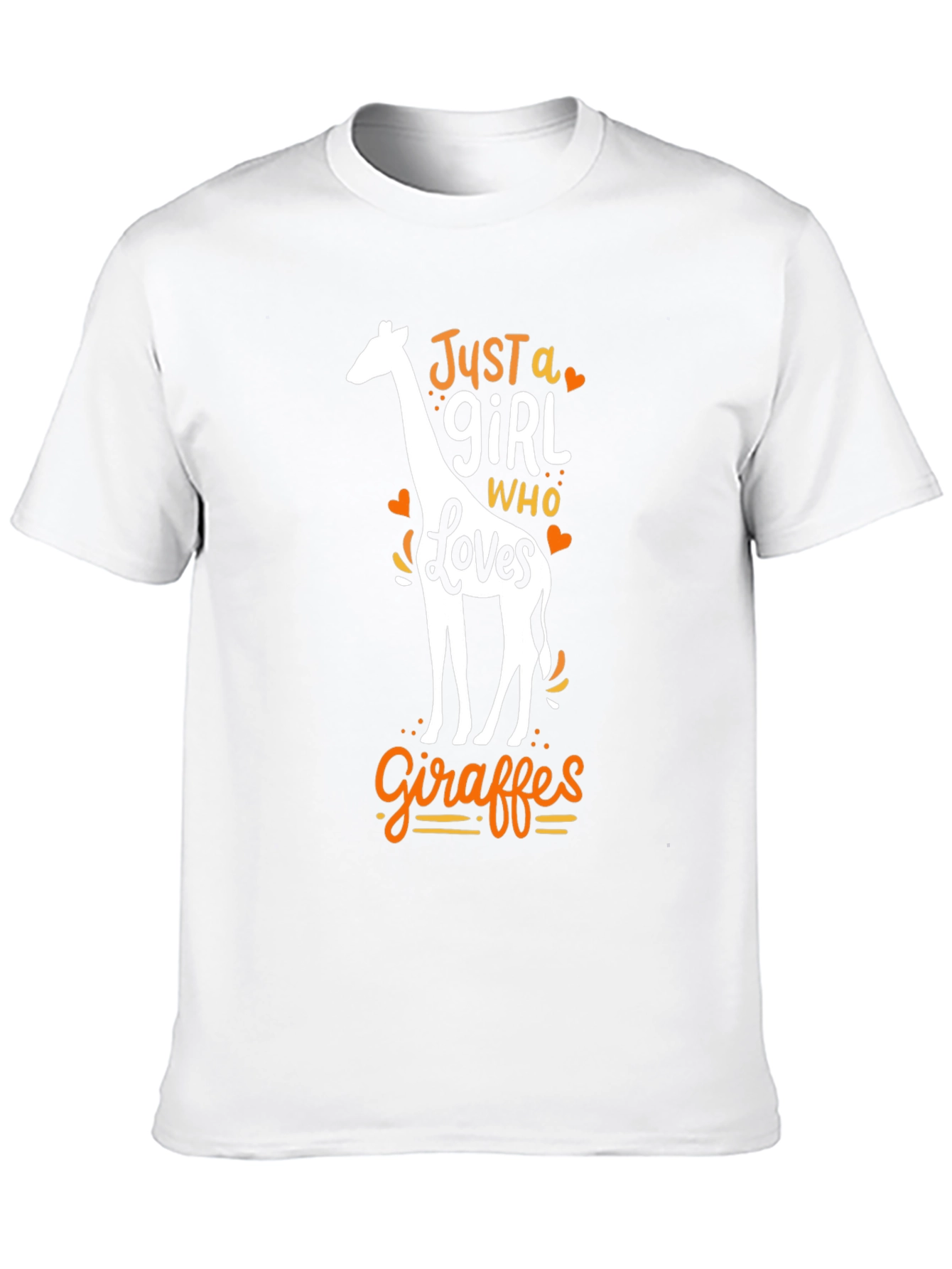 Just a Girl Who Loves Giraffes T-Shirt
