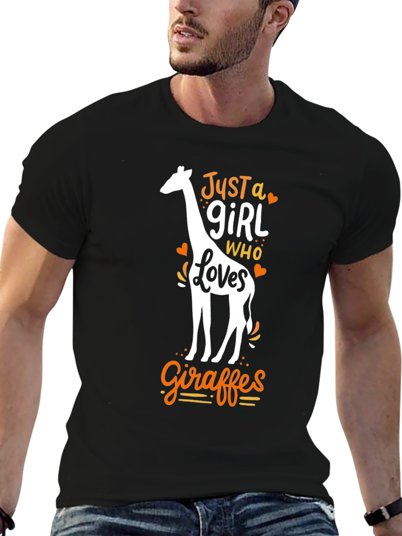Just a Girl Who Loves Giraffes T-Shirt