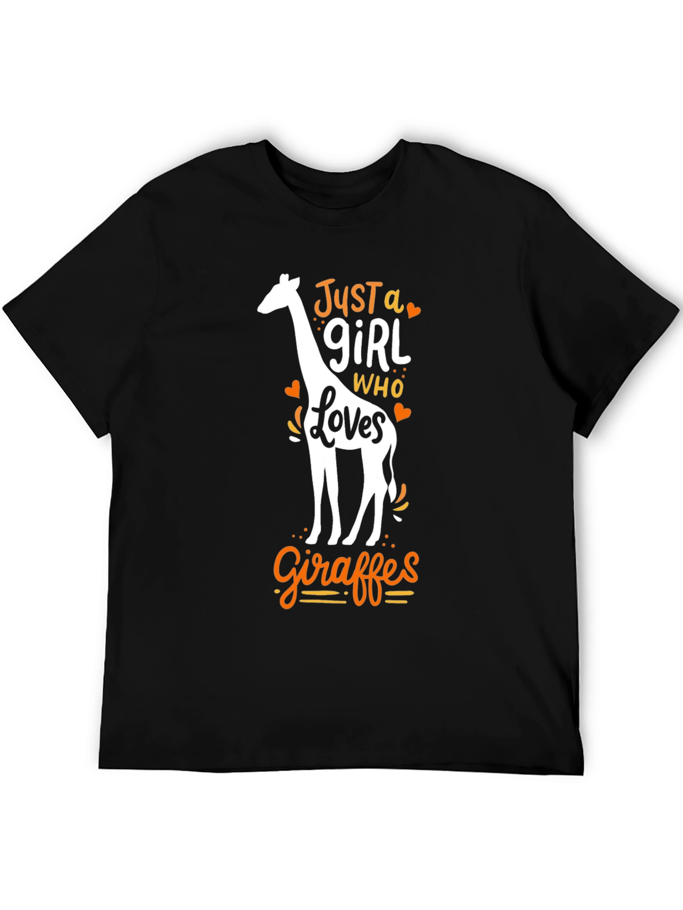 Just a Girl Who Loves Giraffes T-Shirt
