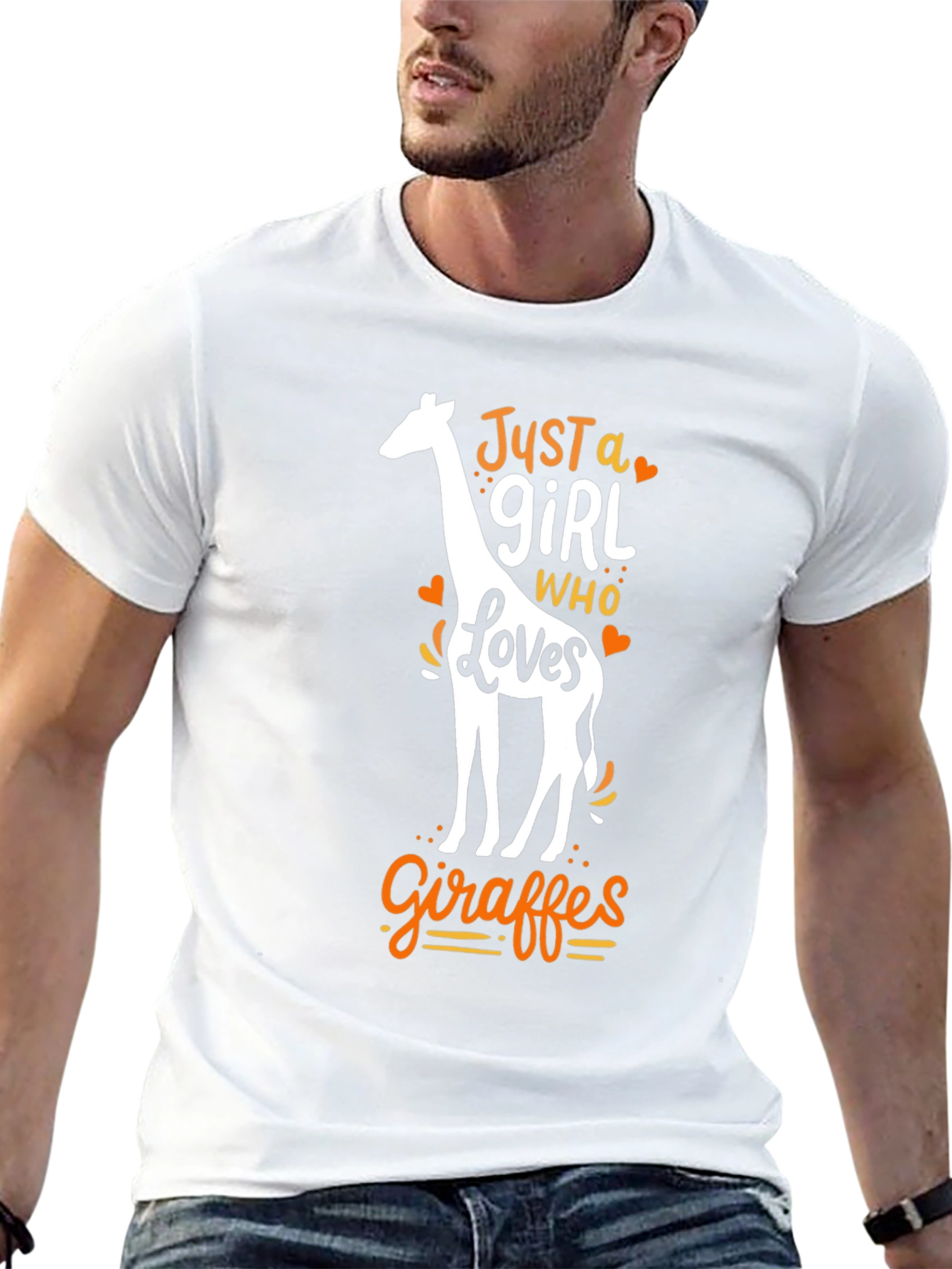 Just a Girl Who Loves Giraffes T-Shirt
