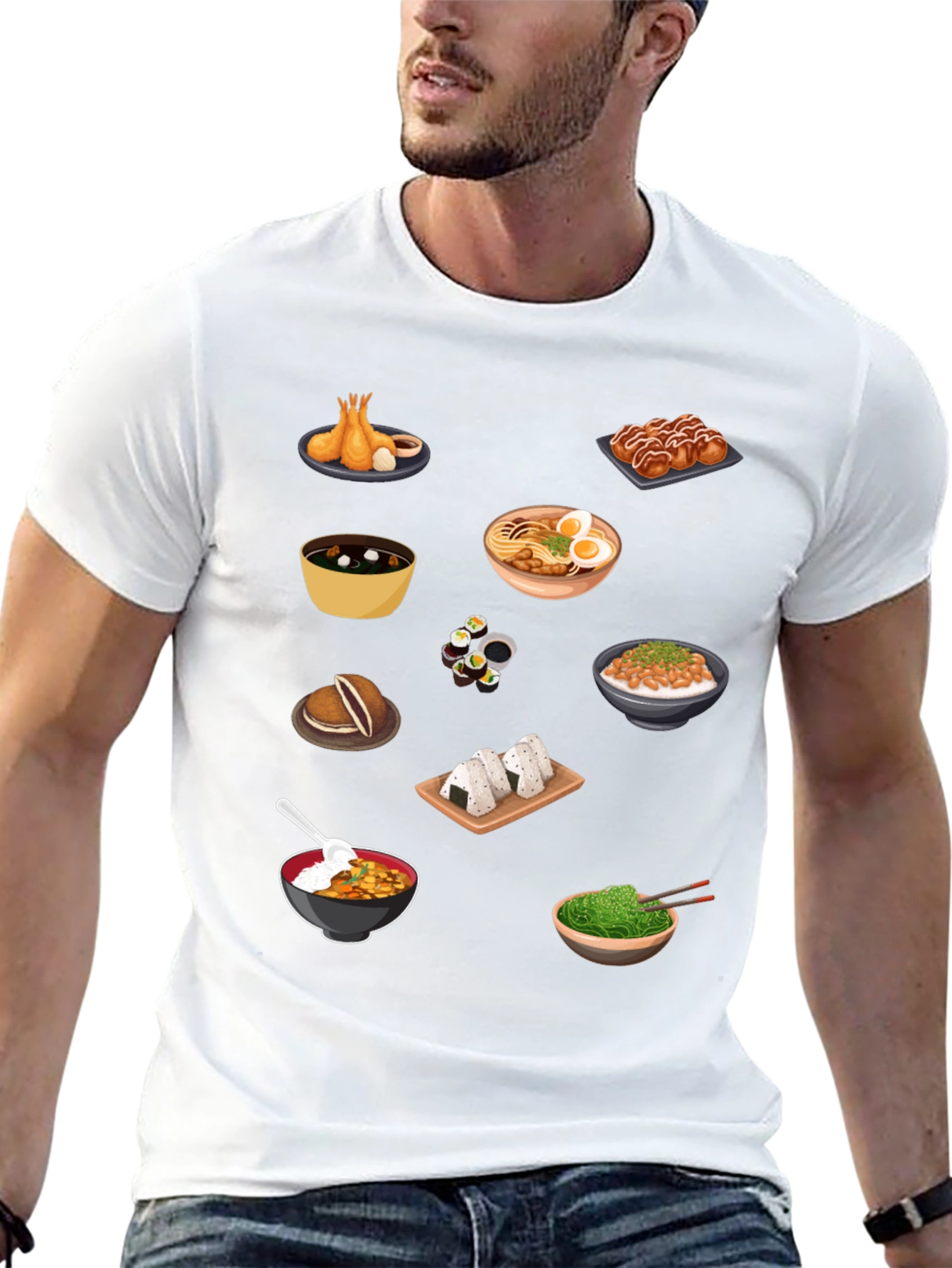Japanese Food Graphic T-Shirt