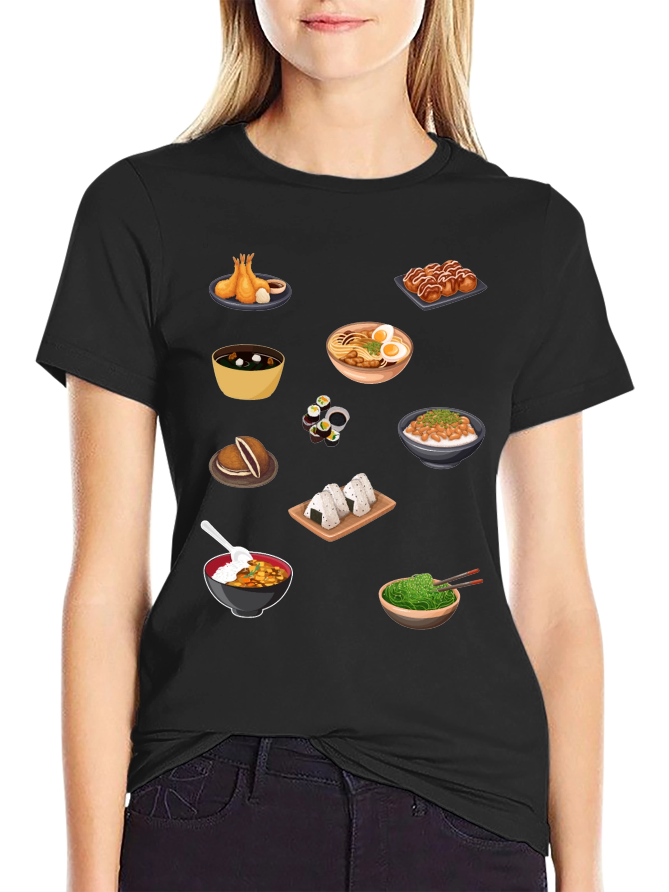 Japanese Food Graphic T-Shirt