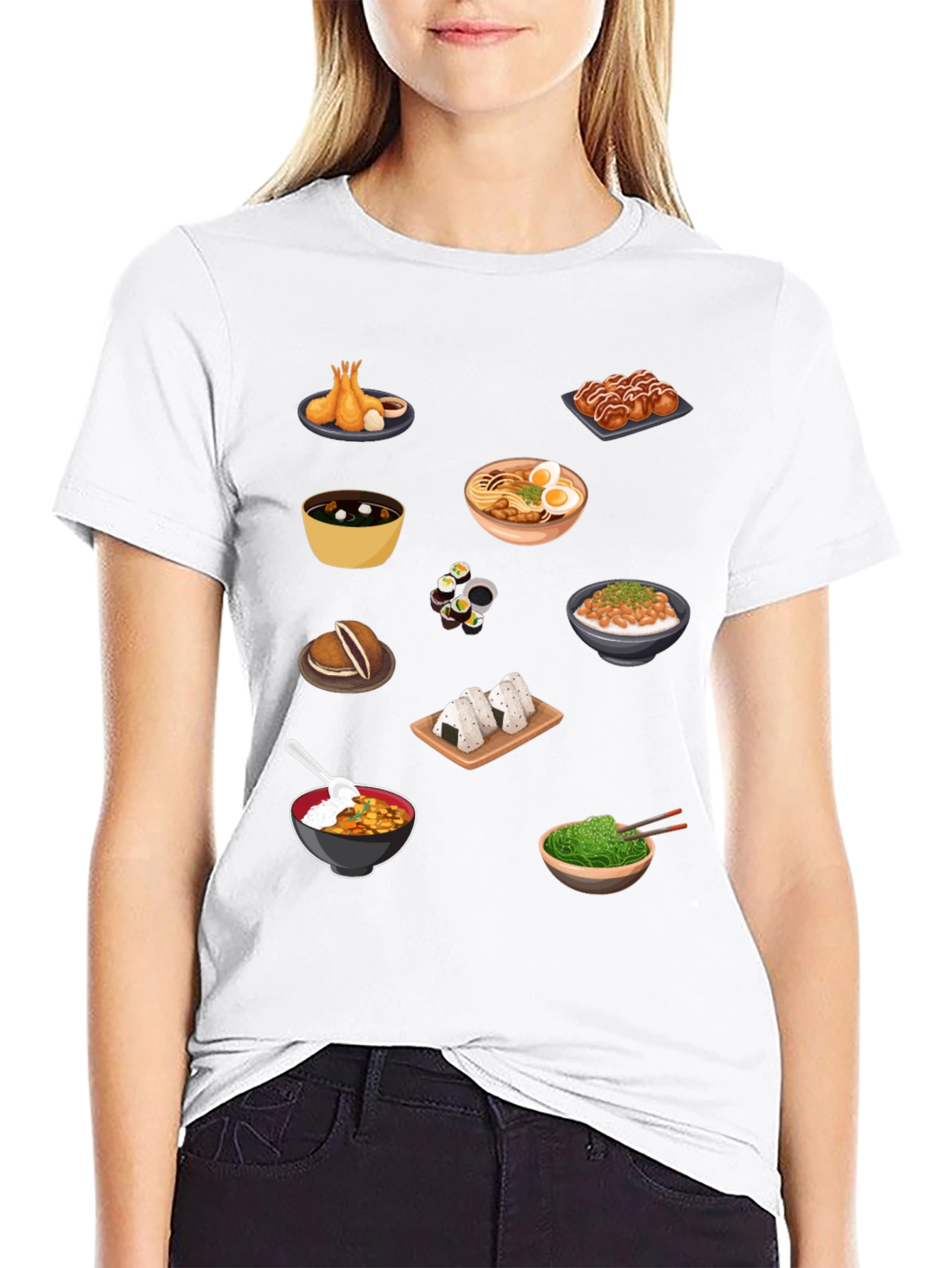 Japanese Food Graphic T-Shirt