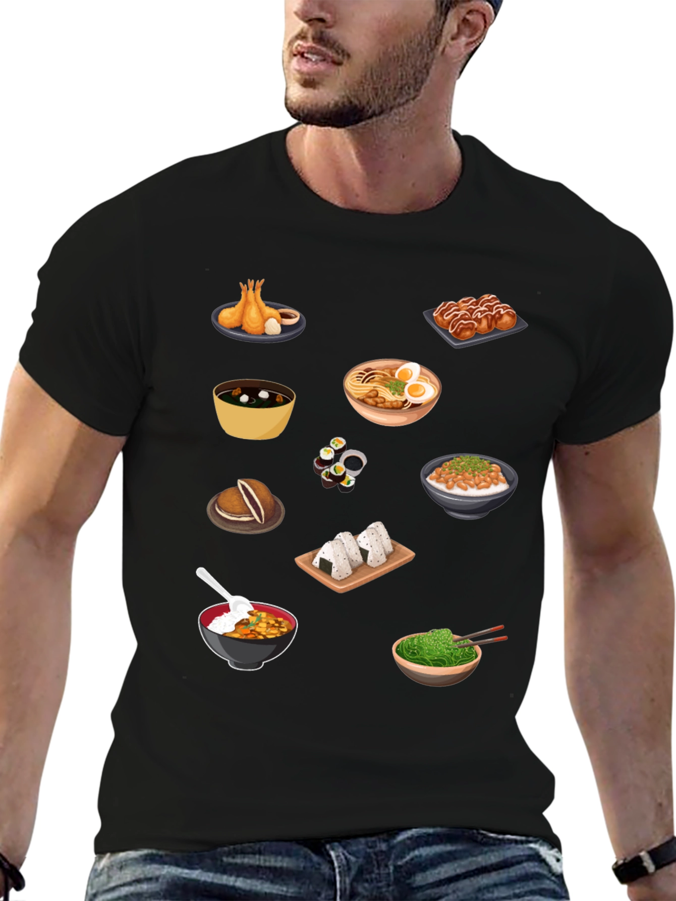 Japanese Food Graphic T-Shirt