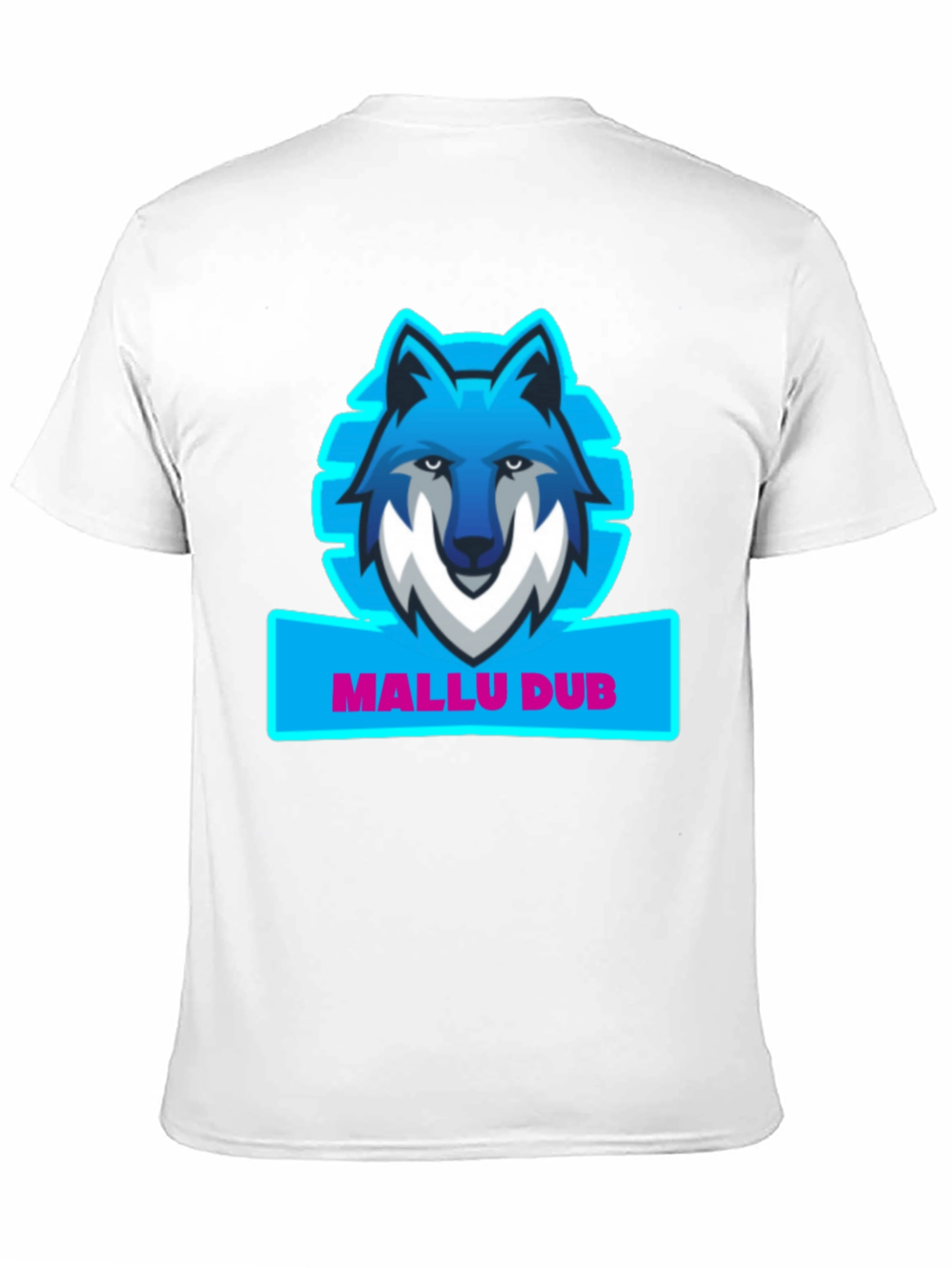 Wolf Graphic Black T-Shirt - Mallu Dub