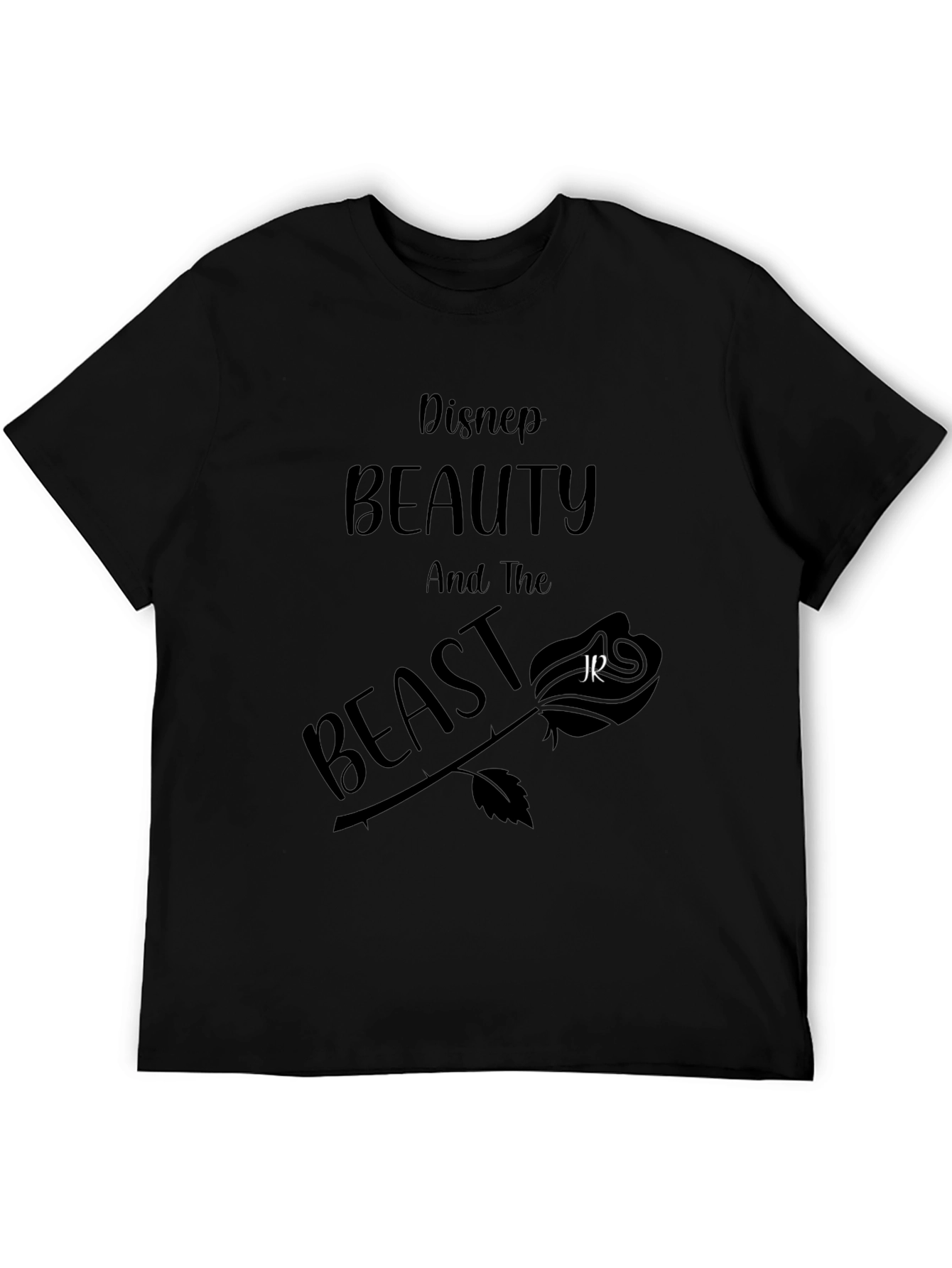 Disney Beauty and the Beast Black T-Shirt