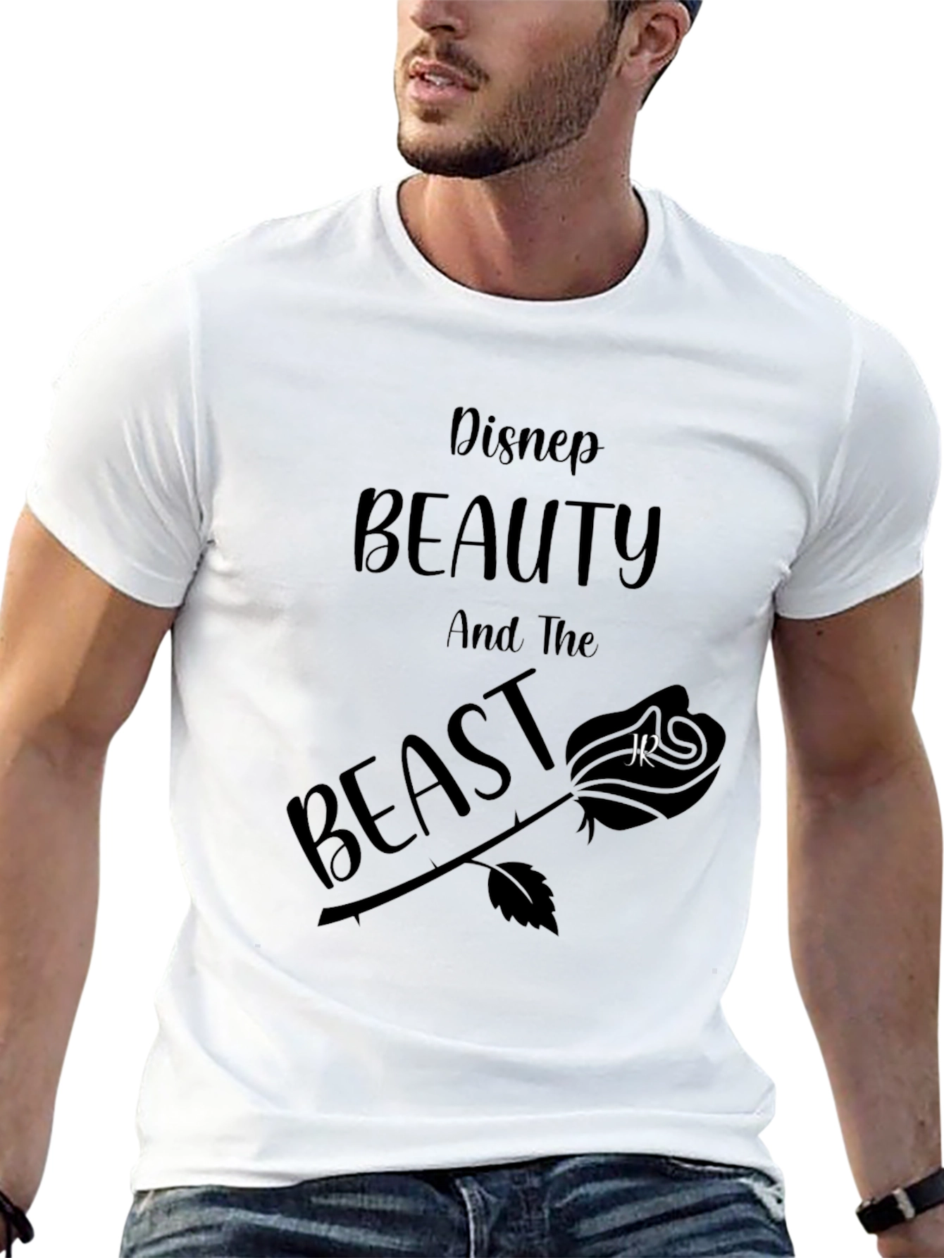 Disney Beauty and the Beast Black T-Shirt