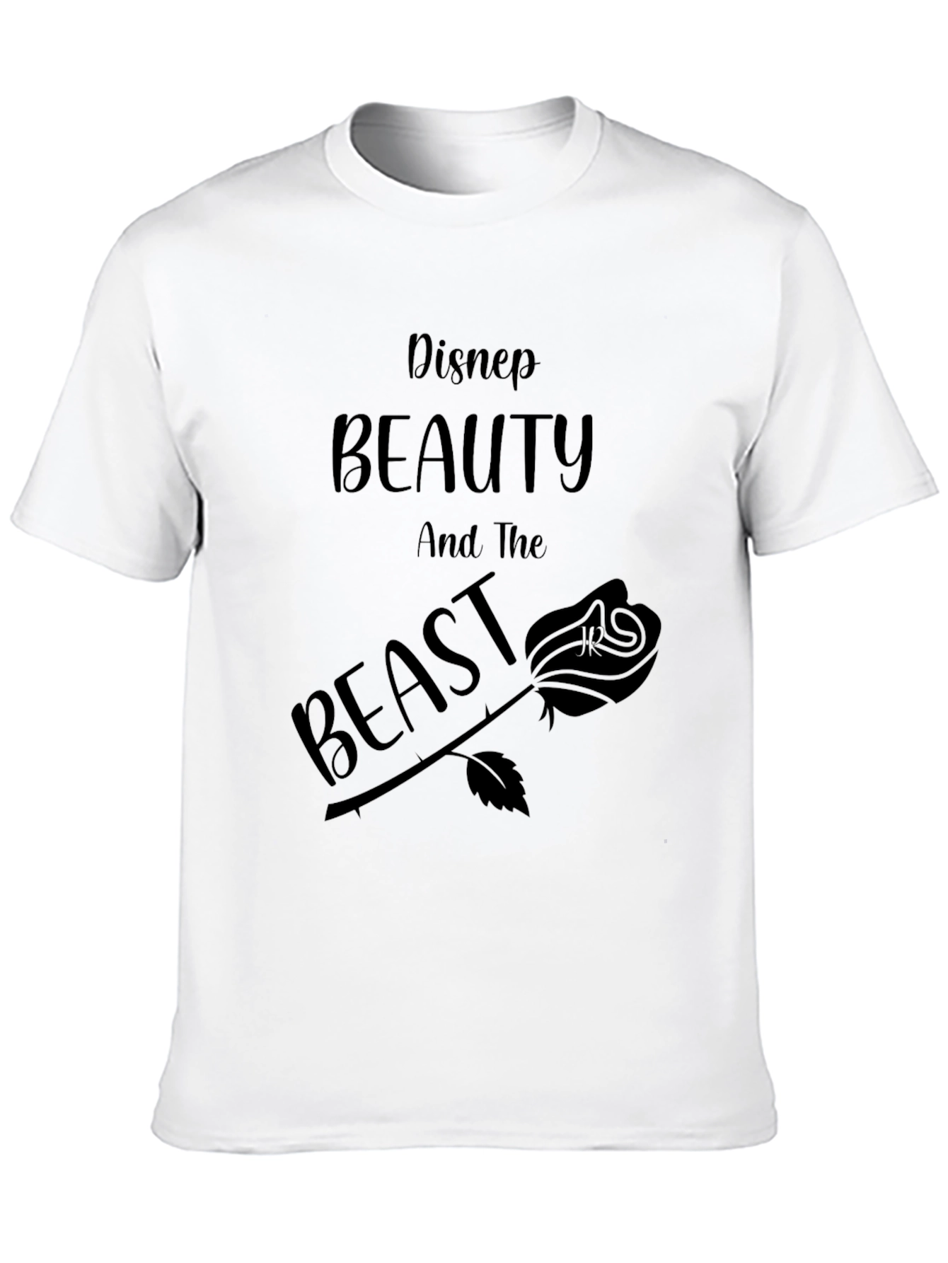 Disney Beauty and the Beast Black T-Shirt