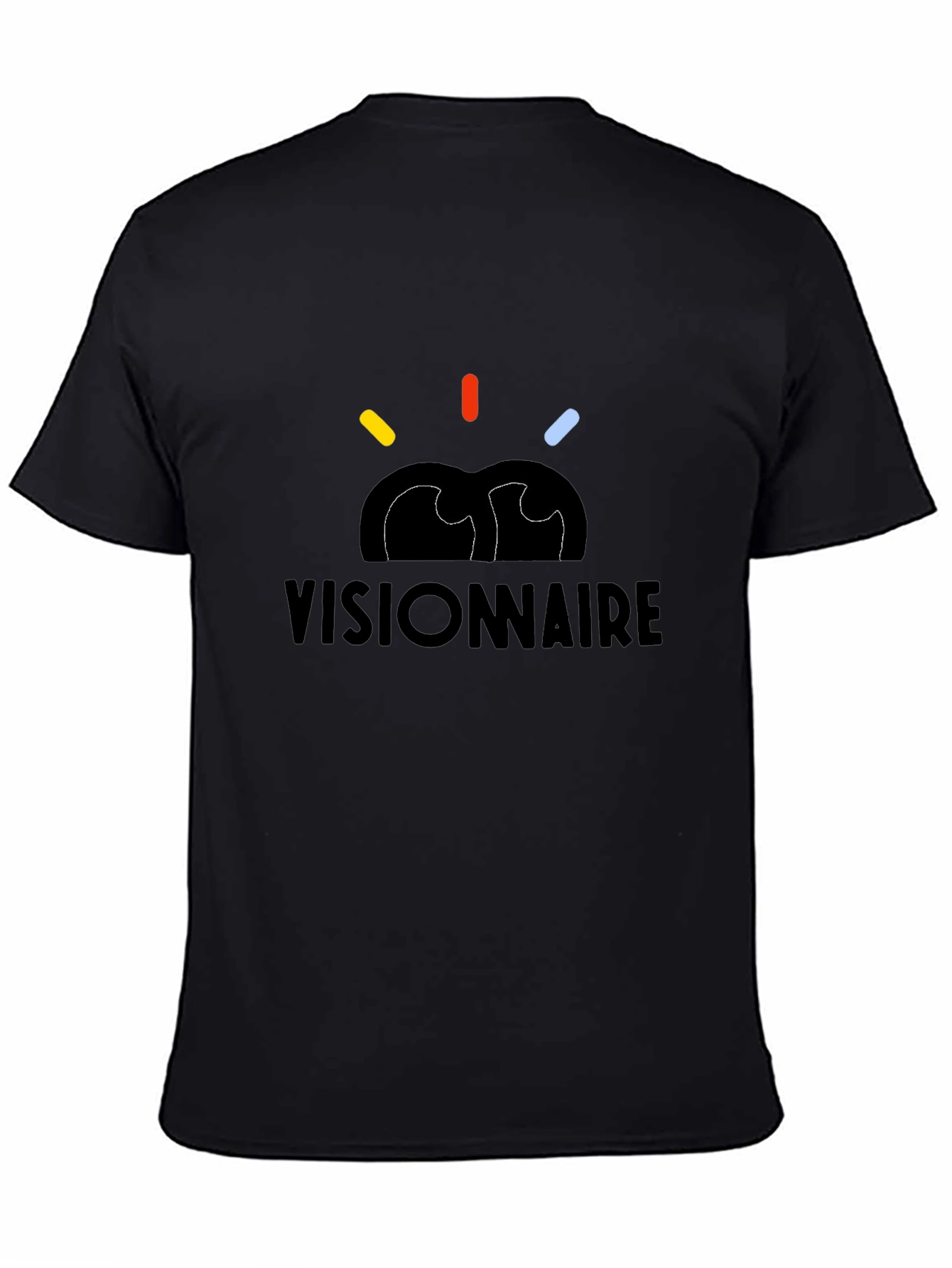 Visionnaire Graphic Black T-Shirt