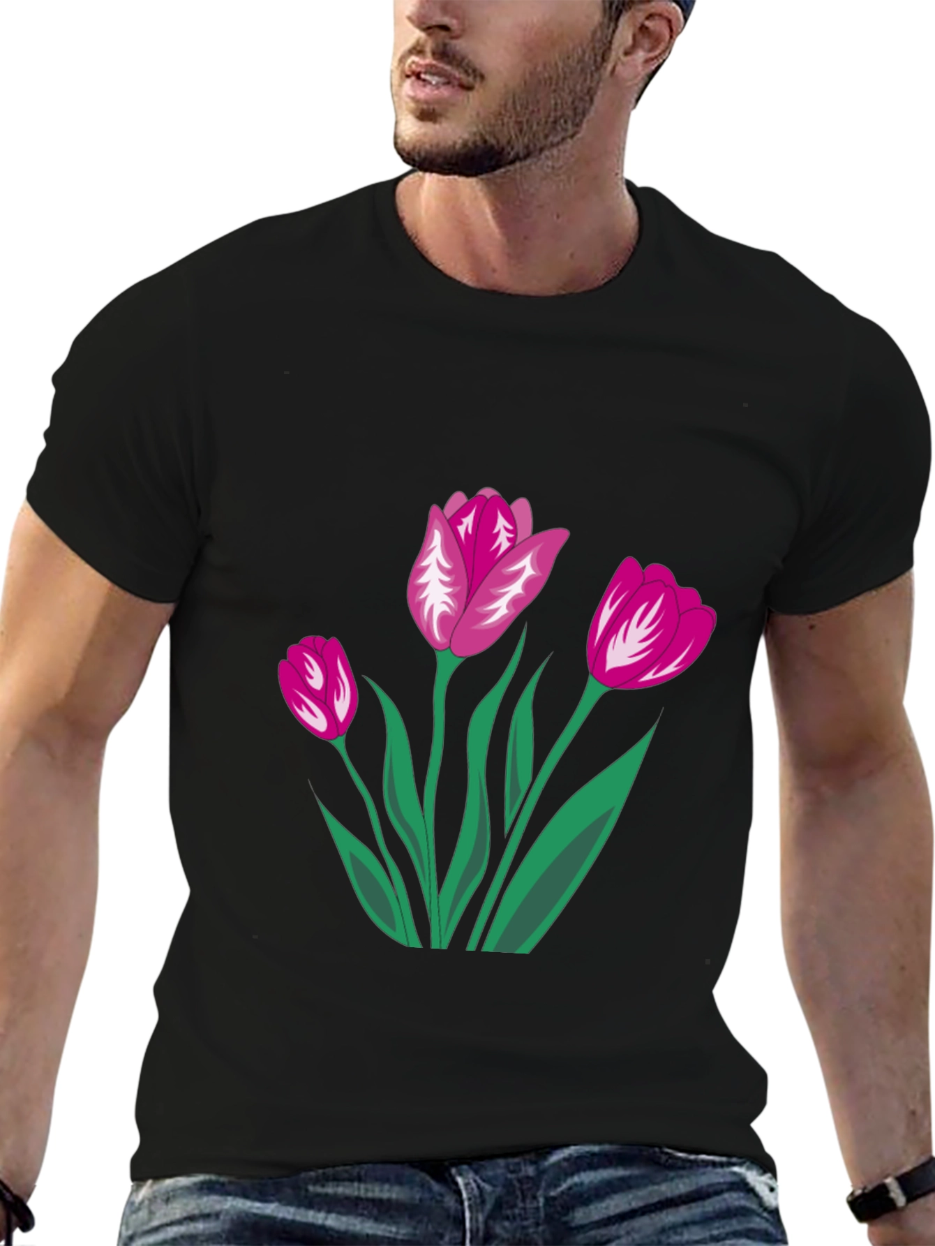 Floral Print Tee - Stylish Casual Wear