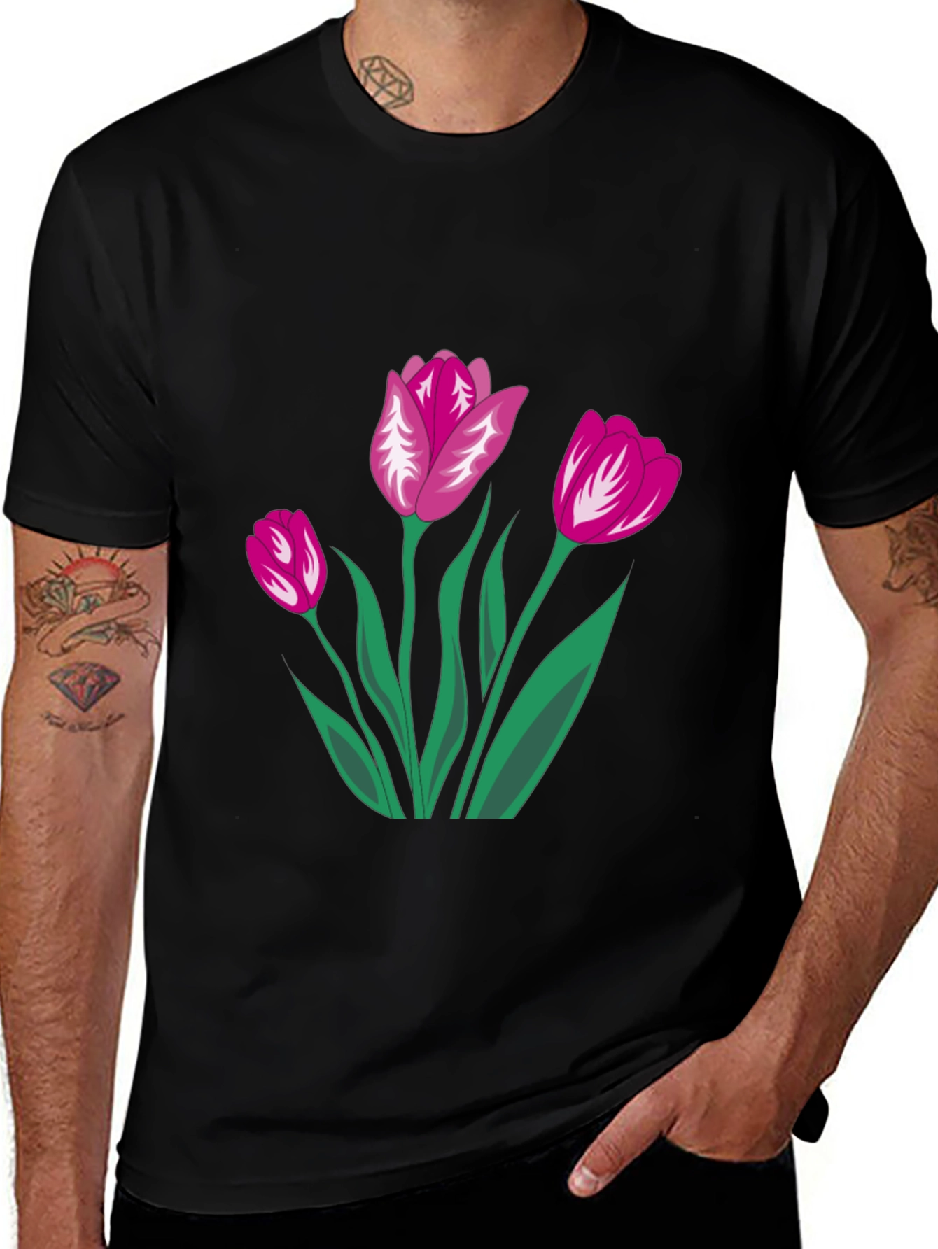 Floral Print Tee - Stylish Casual Wear