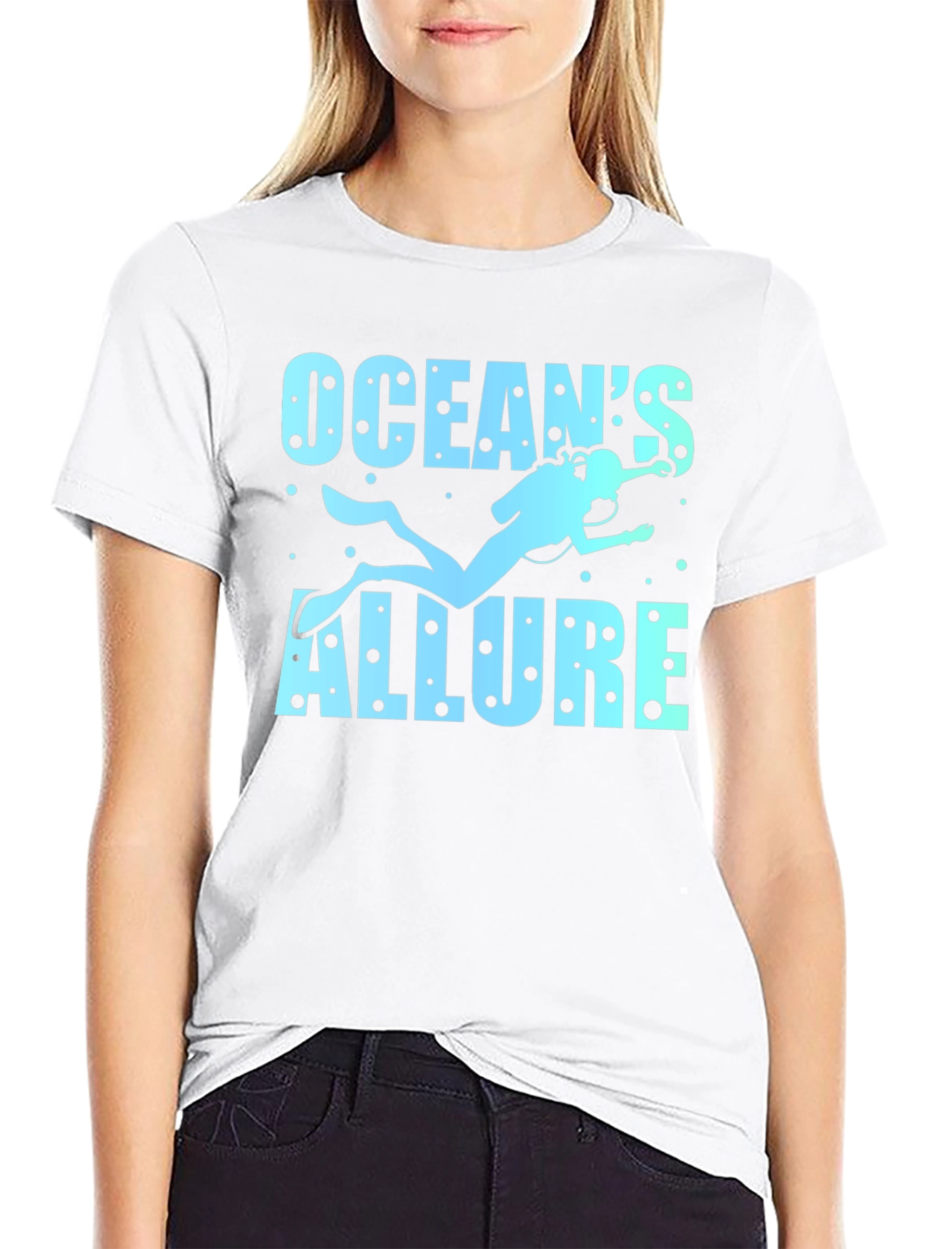 Oceans Allure Diver Graphic T-Shirt