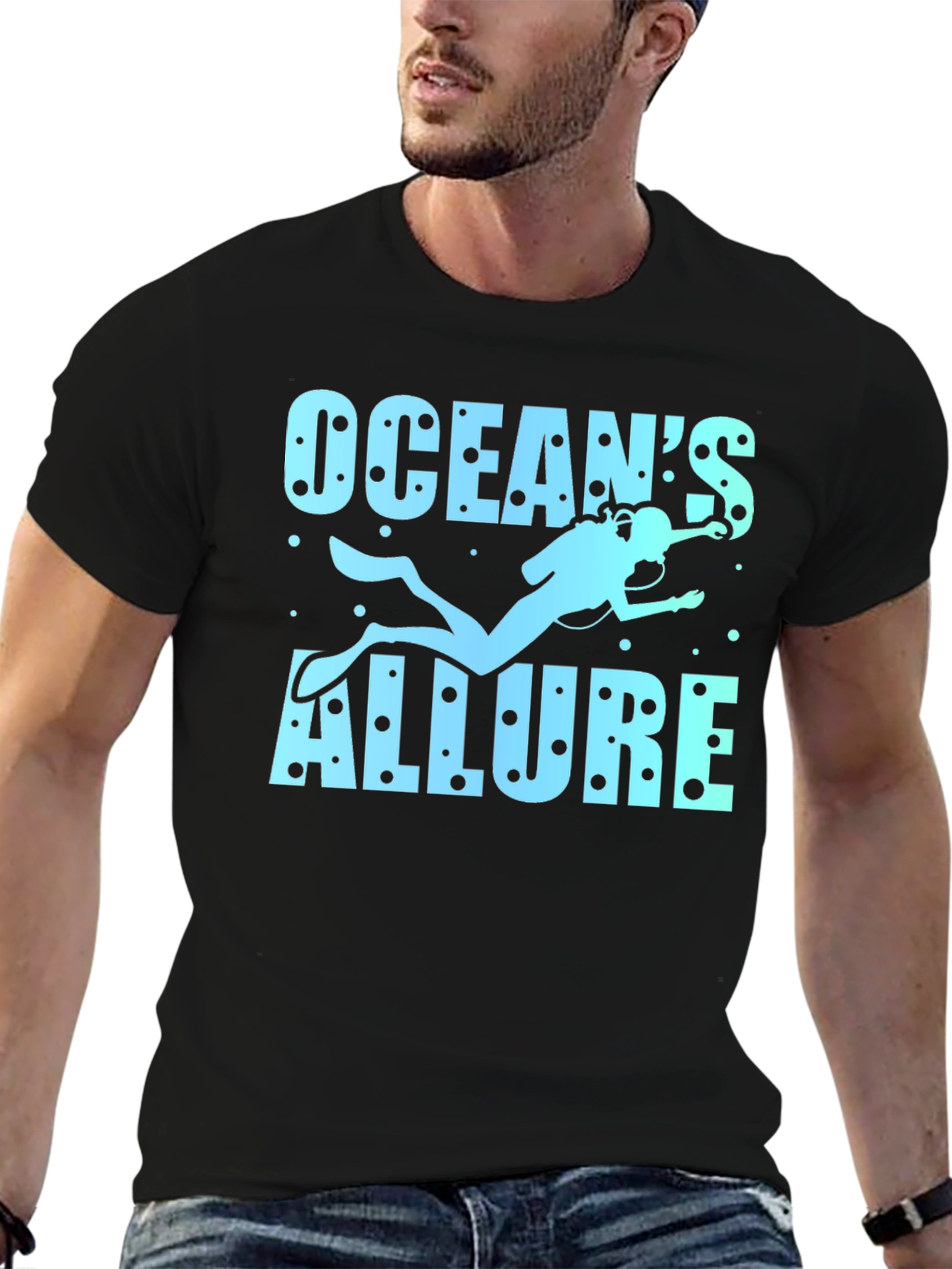 Oceans Allure Diver Graphic T-Shirt