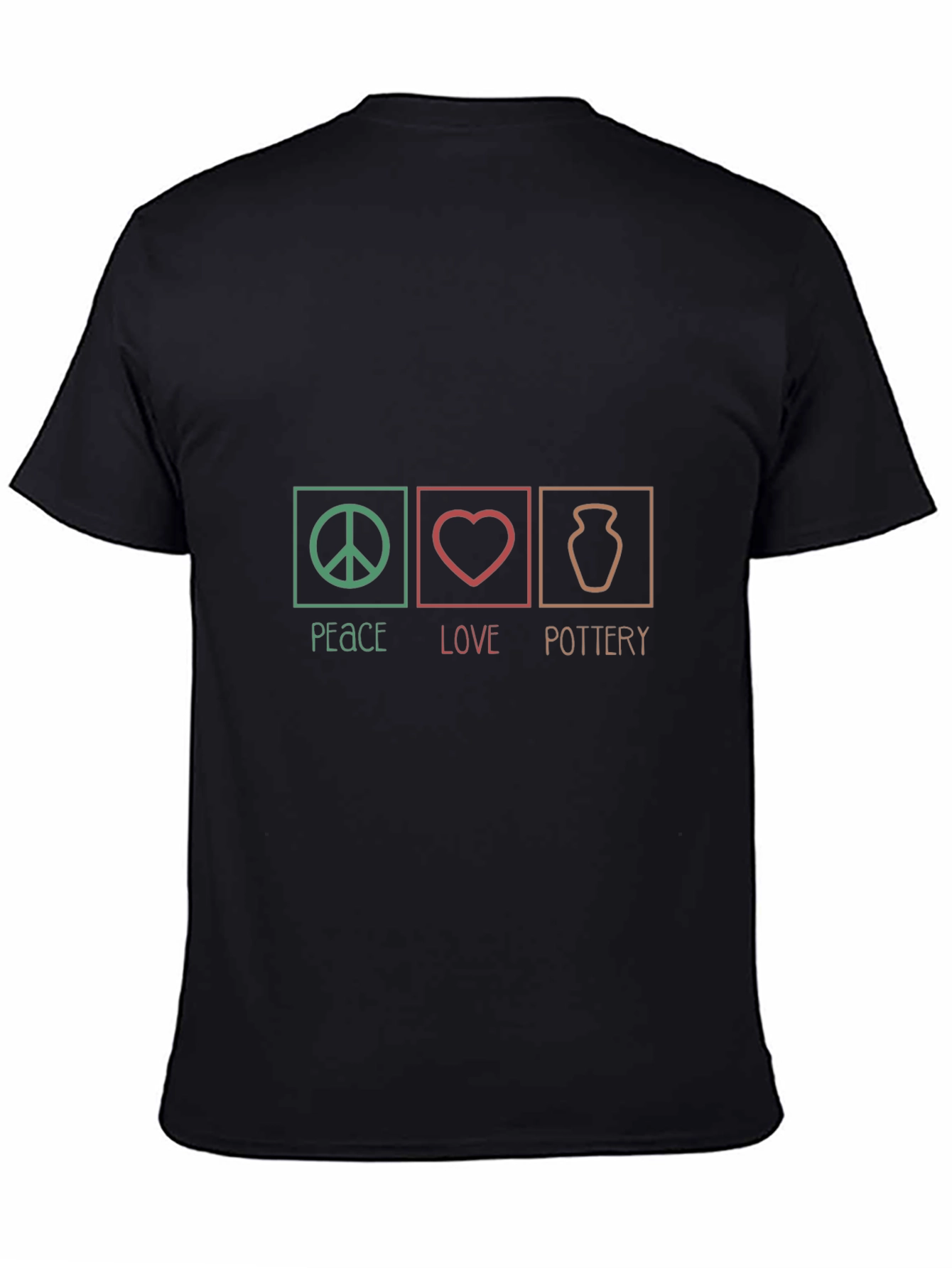 Peace Love Pottery Graphic T-Shirt