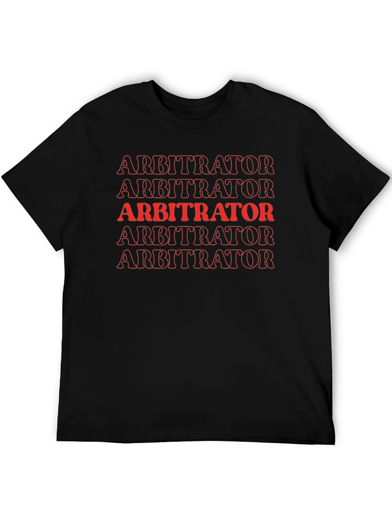 Arbitrator Graphic Tee - Bold Statement T-Shirt