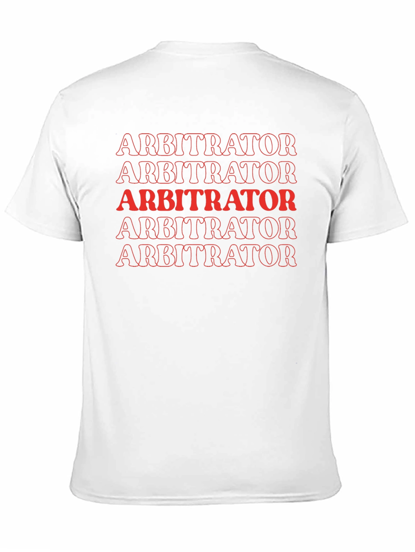 Arbitrator Graphic Tee - Bold Statement T-Shirt
