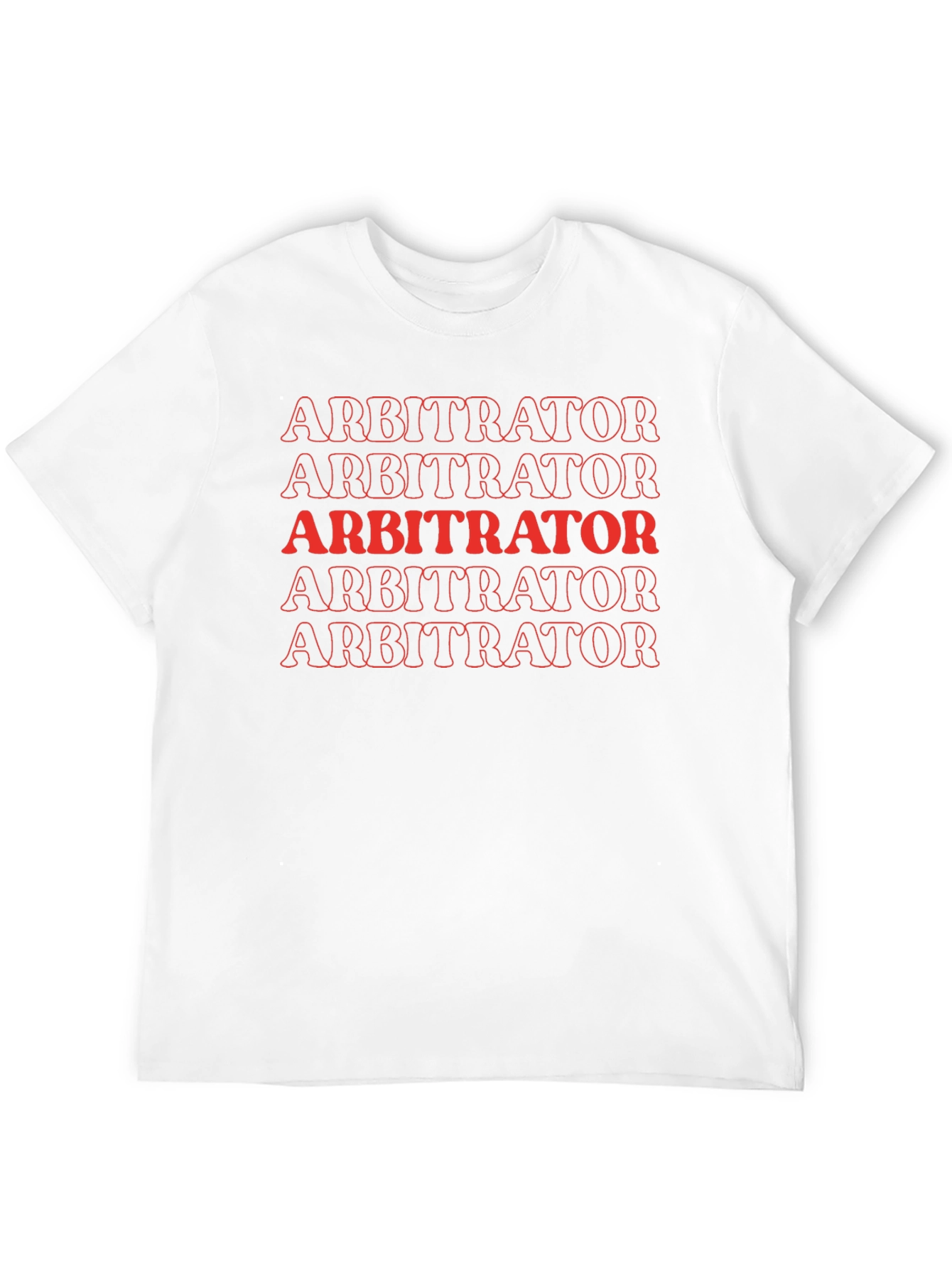 Arbitrator Graphic Tee - Bold Statement T-Shirt