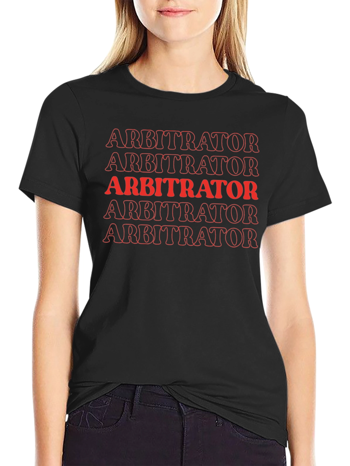 Arbitrator Graphic Tee - Bold Statement T-Shirt