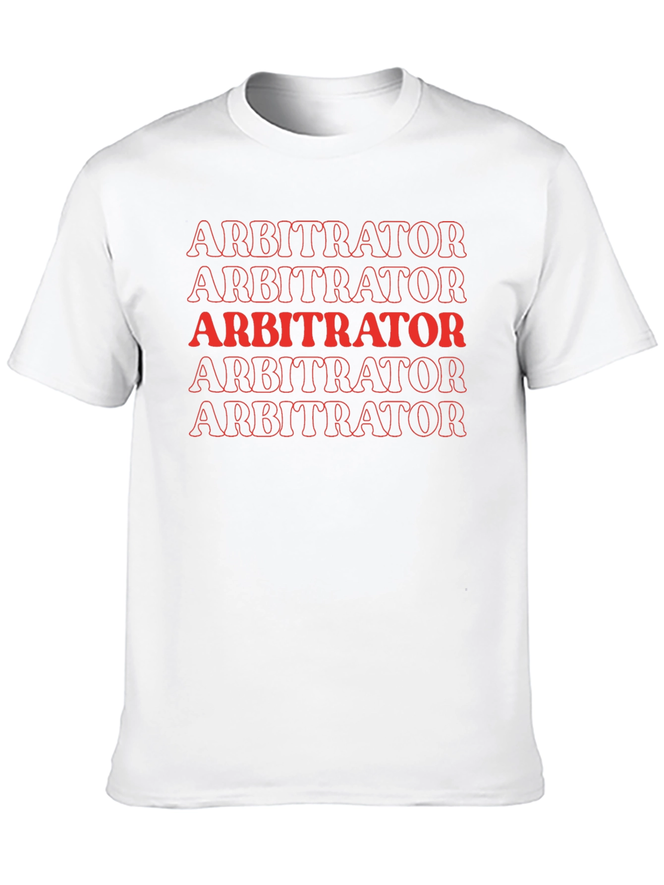 Arbitrator Graphic Tee - Bold Statement T-Shirt