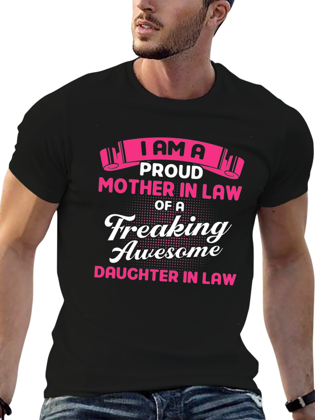 Proud Mother-in-Law Graphic T-Shirt