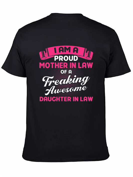 Proud Mother-in-Law Graphic T-Shirt