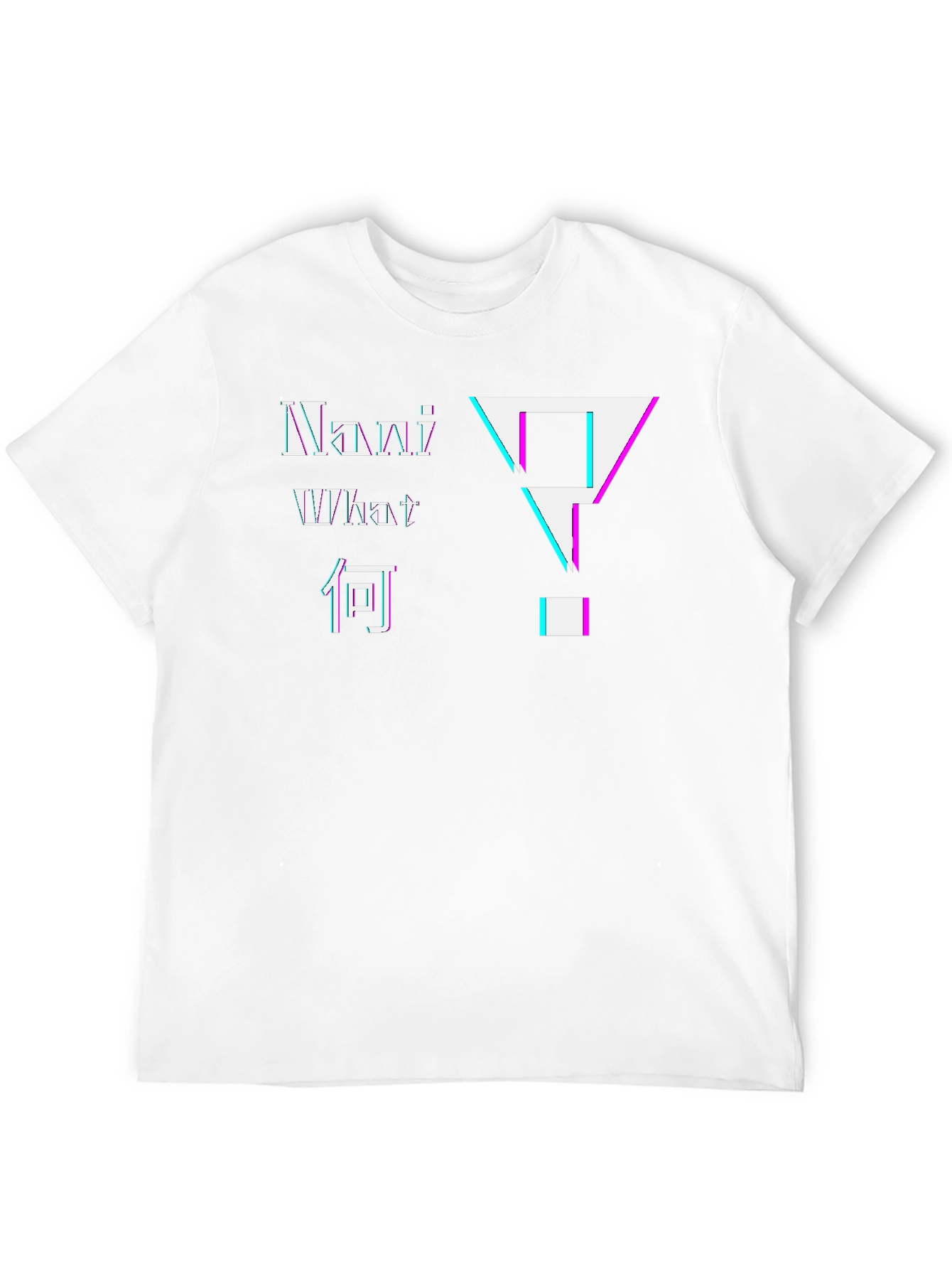 Nani What Japanese Glitch Question T-Shirt