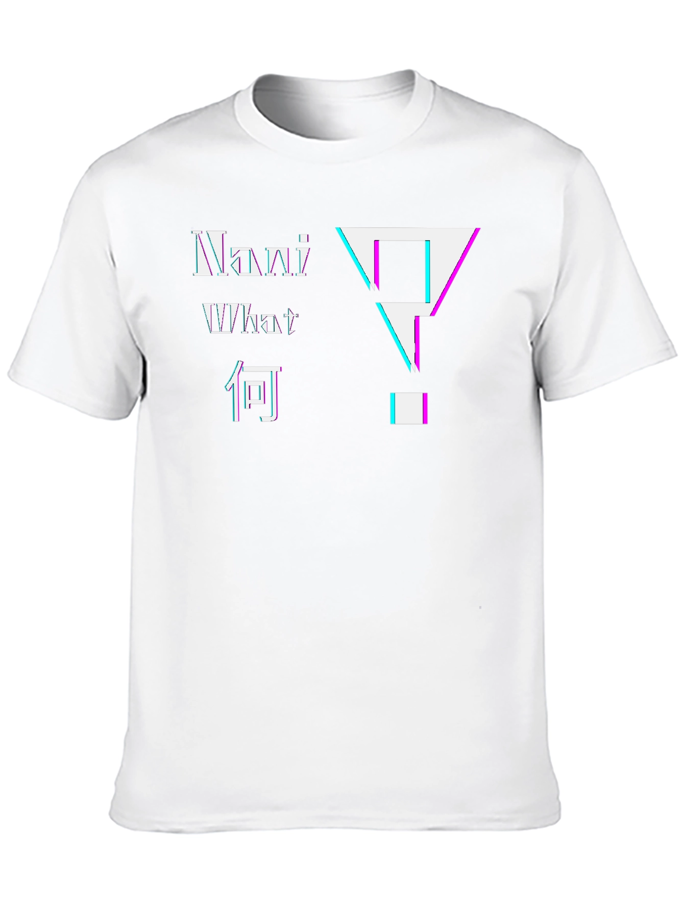 Nani What Japanese Glitch Question T-Shirt