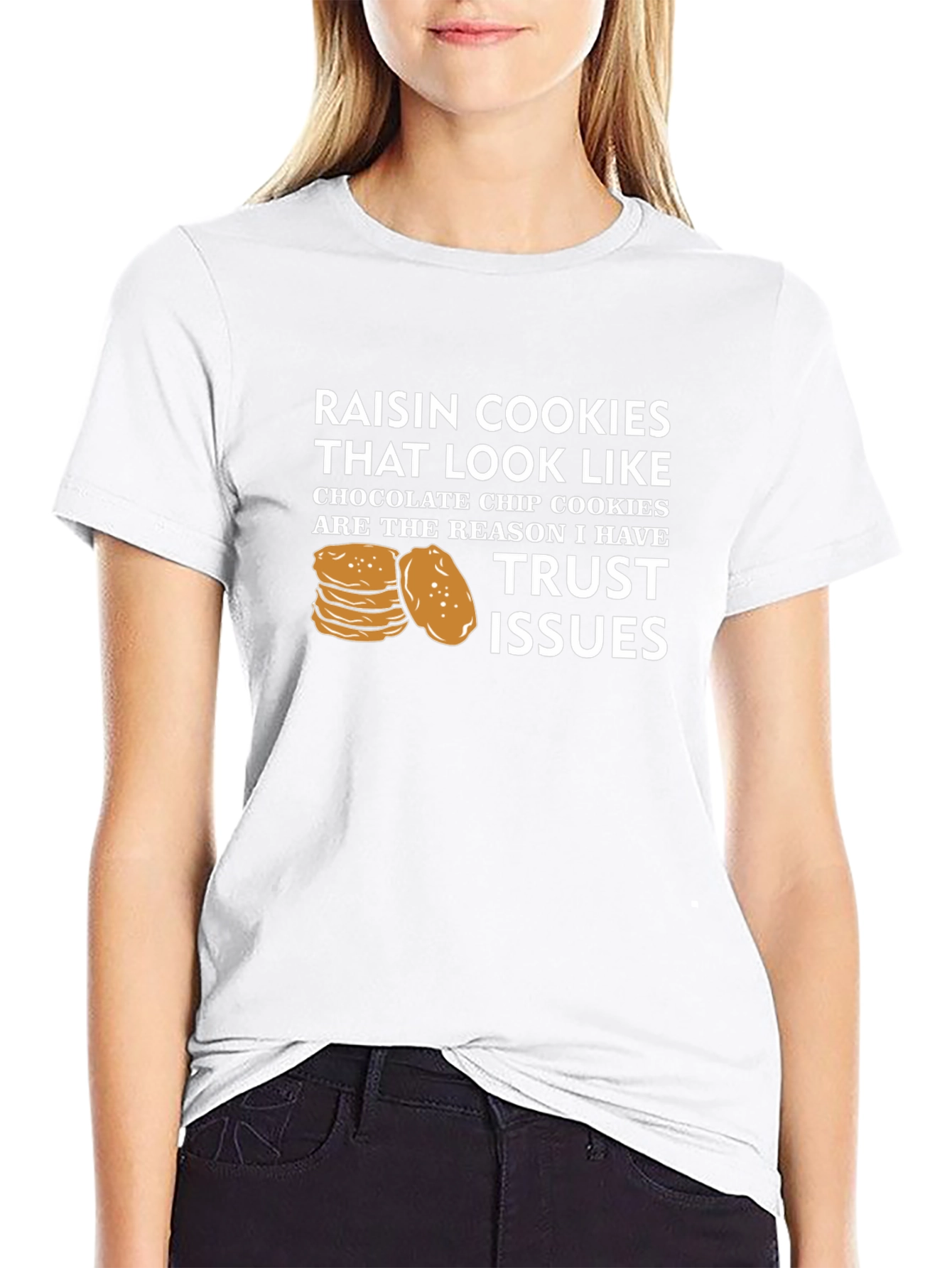 Raisin Cookie Trust Issues Graphic Tee