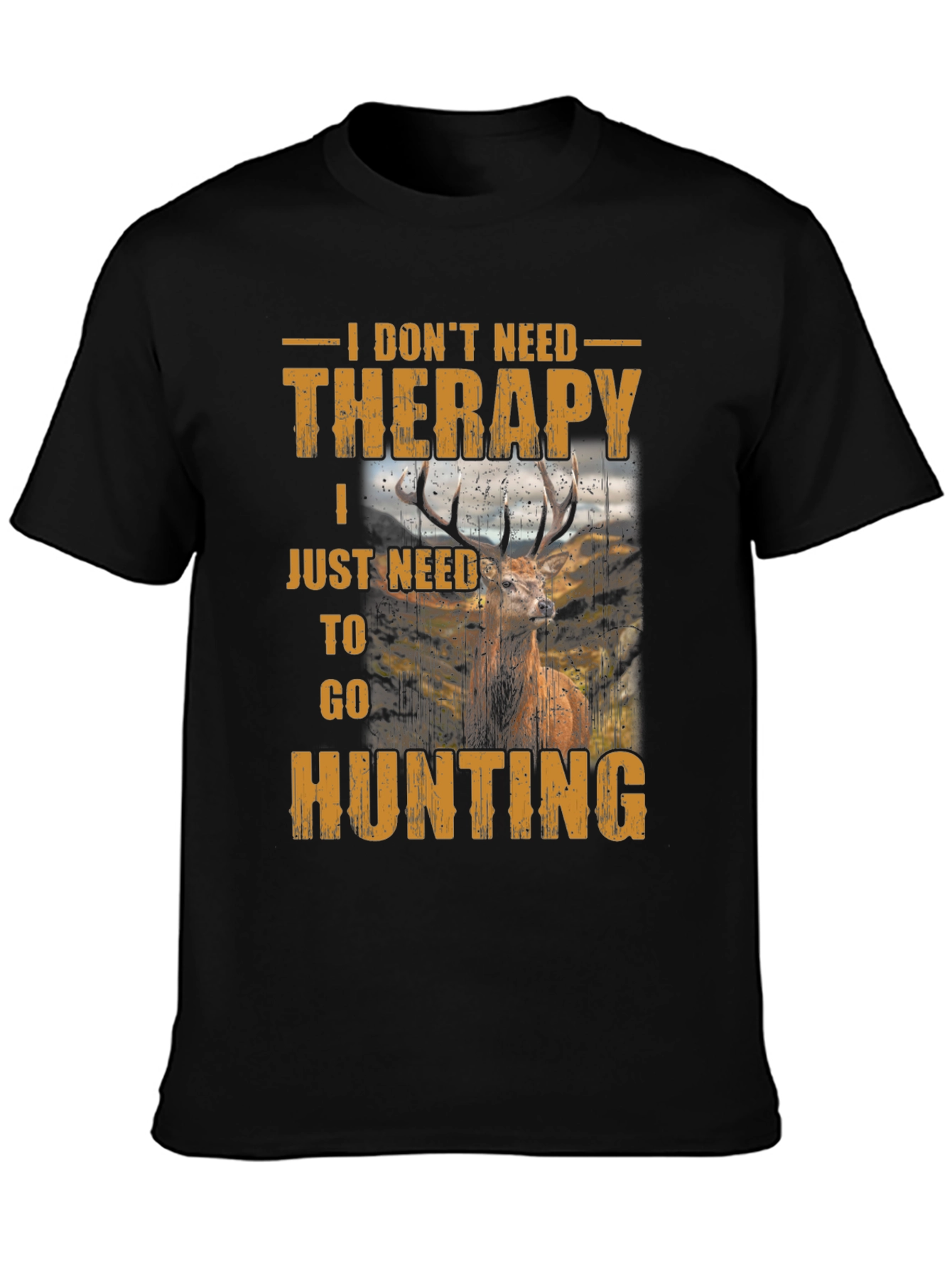 Hunting Therapy T-Shirt - Deer Graphic Tee