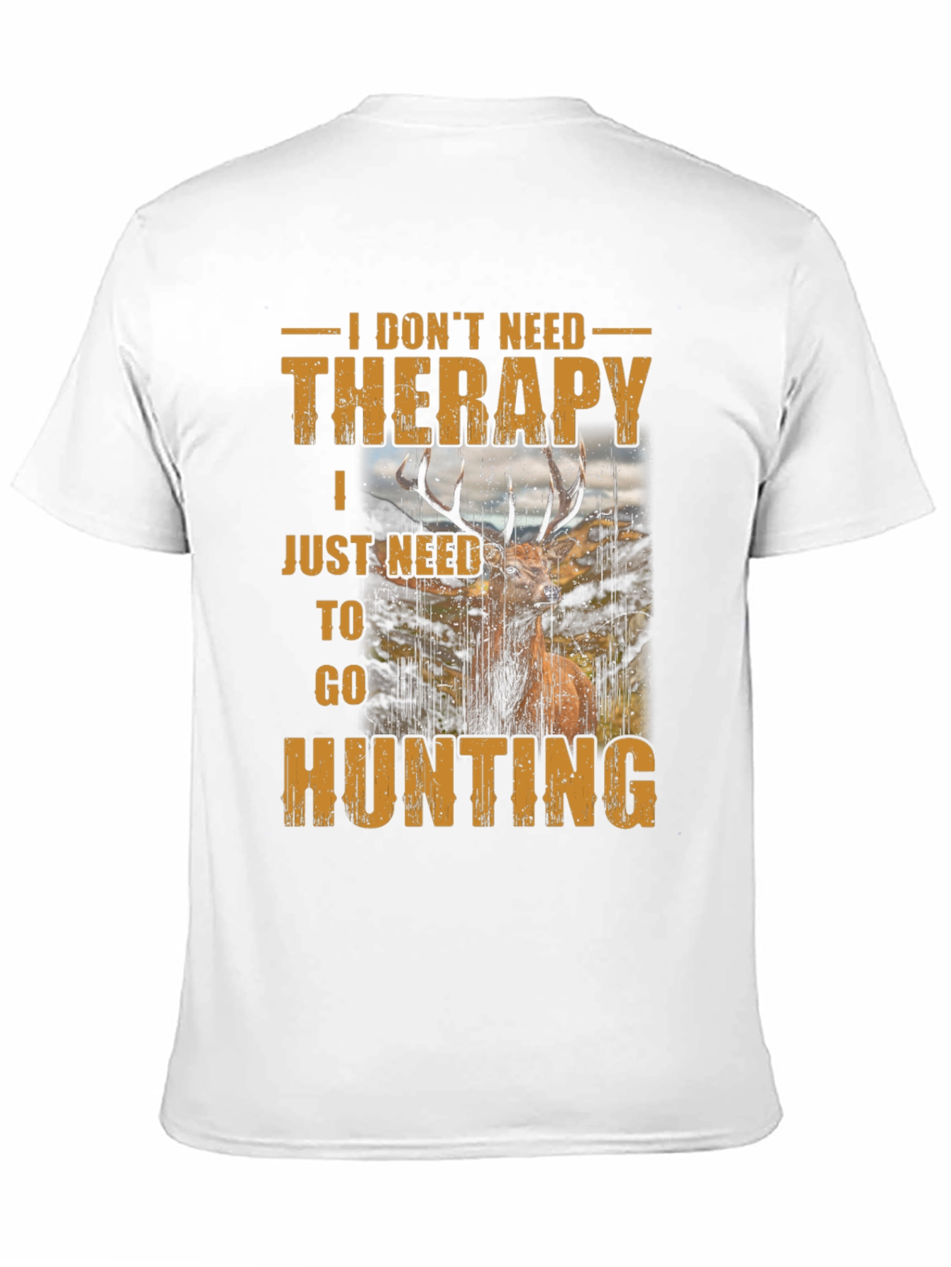 Hunting Therapy T-Shirt - Deer Graphic Tee